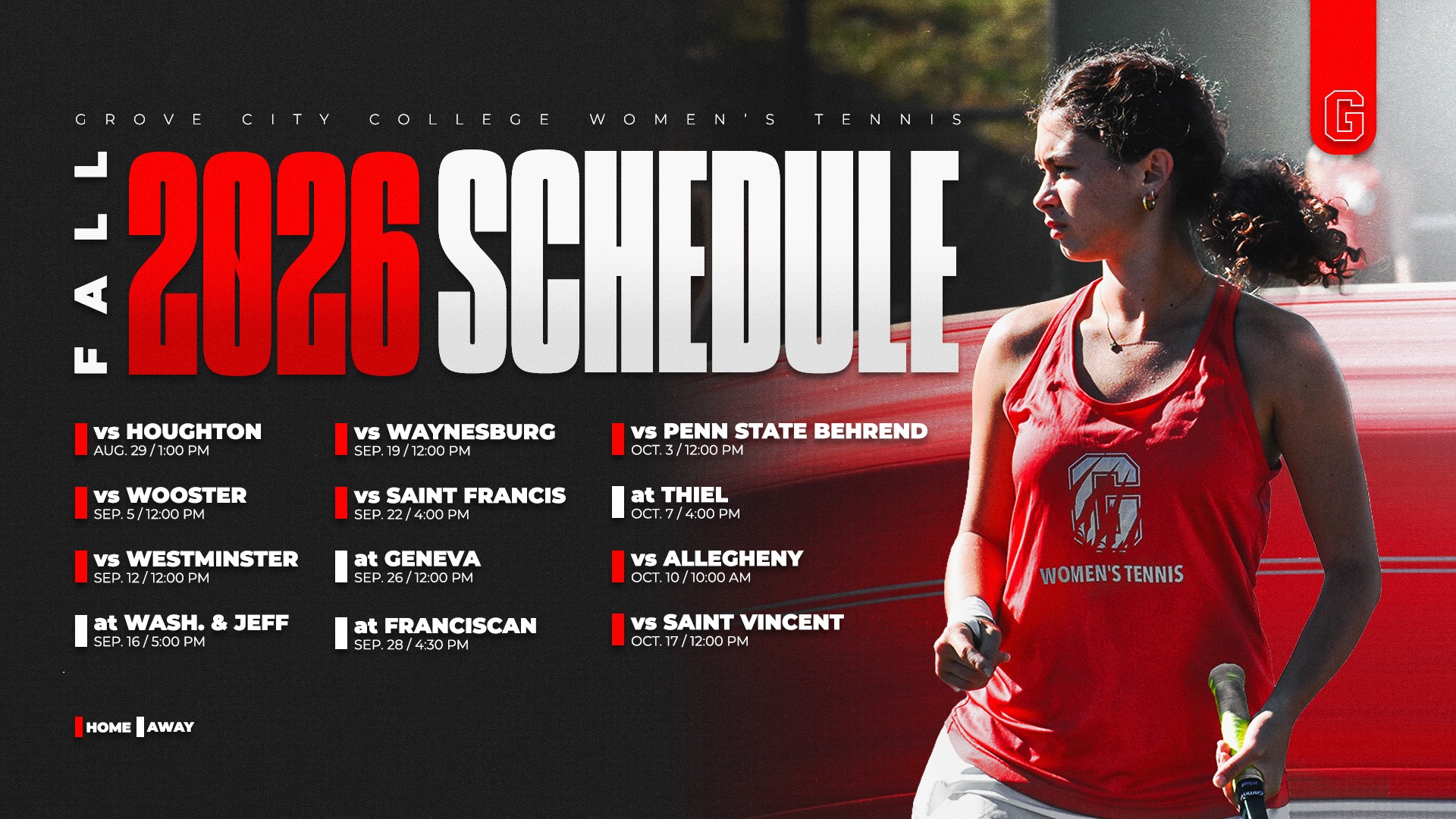 Fall 2026 WTEN Schedule