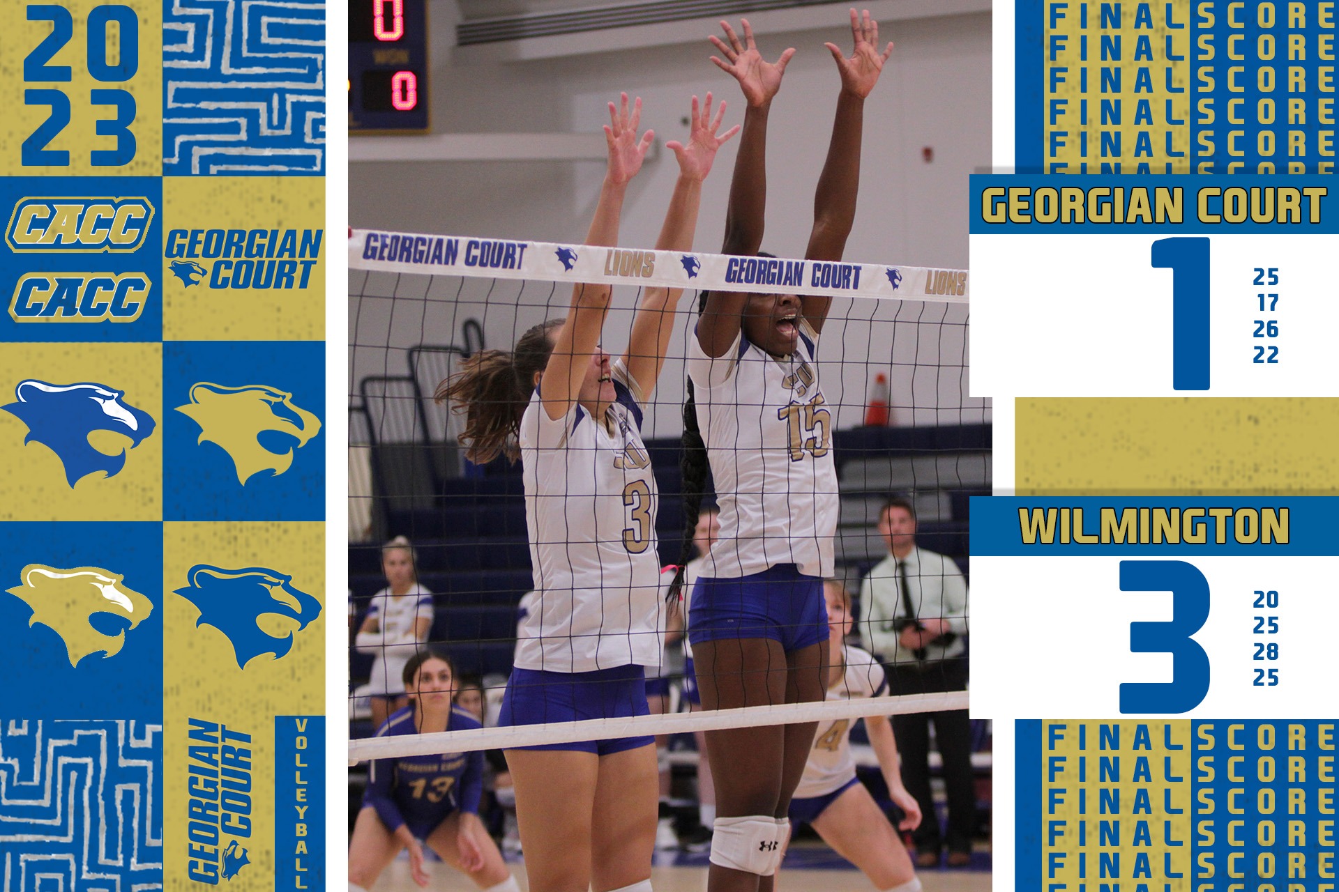 Volleyball Comes Up Short in Four Sets at Wilmington GCU Athletics