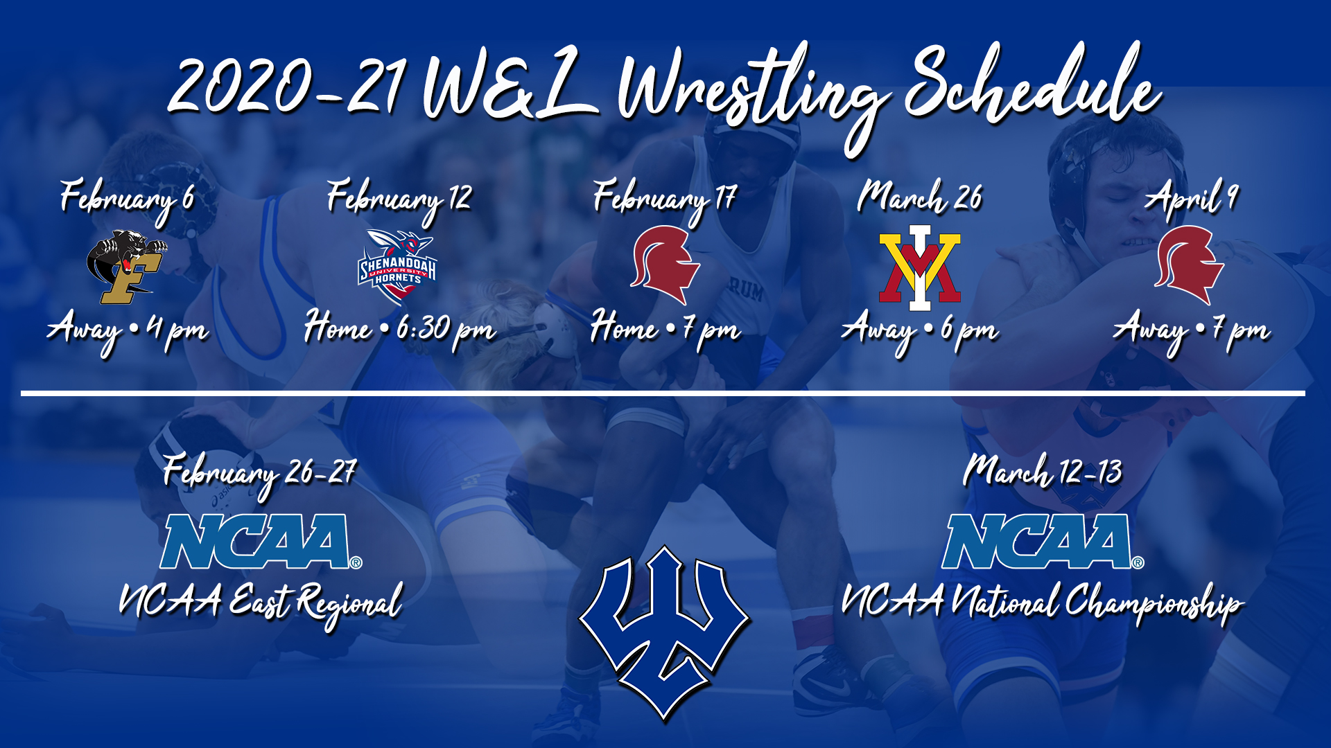 Washington and Lee Announces 202021 Wrestling Schedule Washington