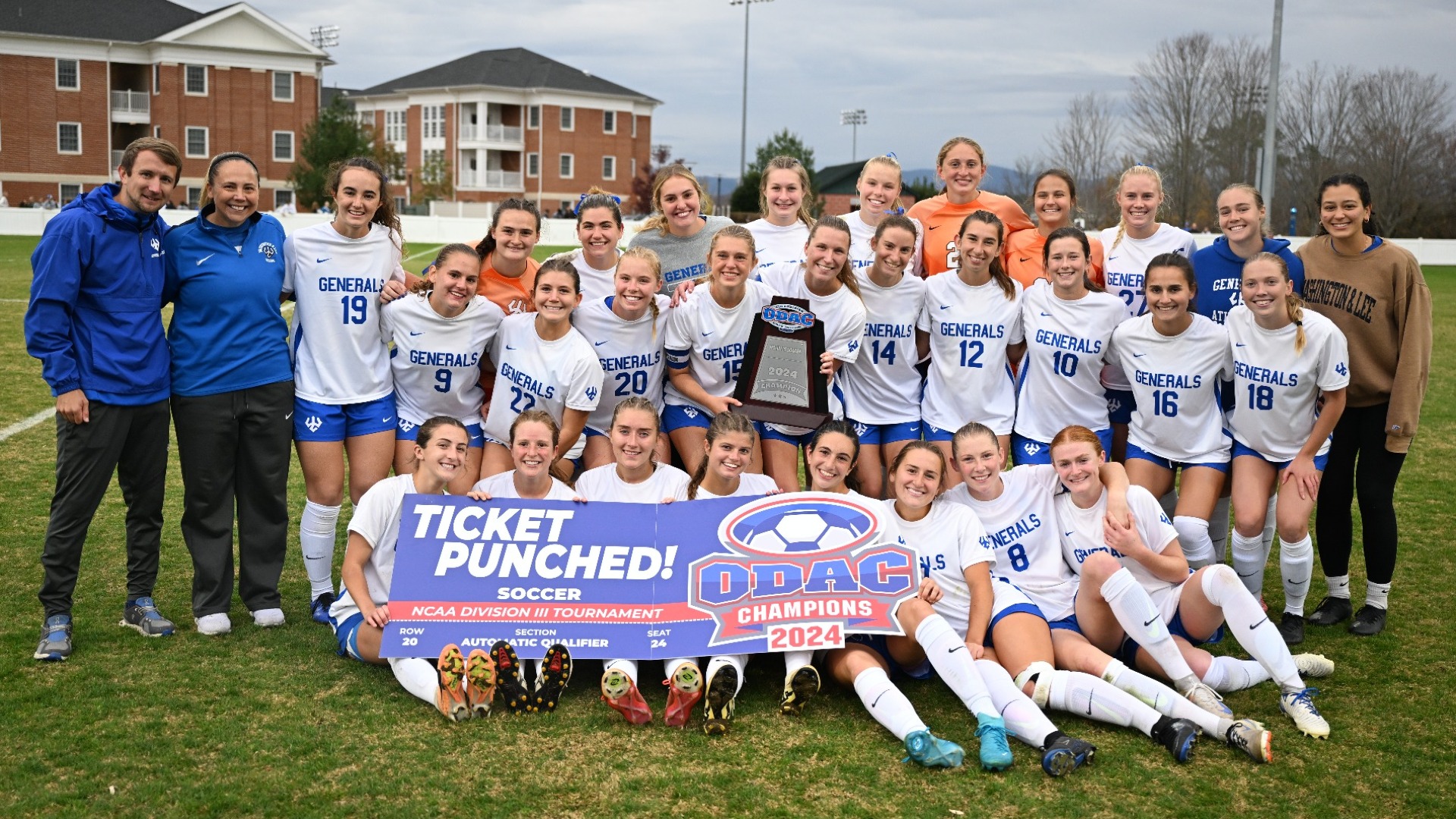W&L Women's Soccer 2024 ODAC Champions