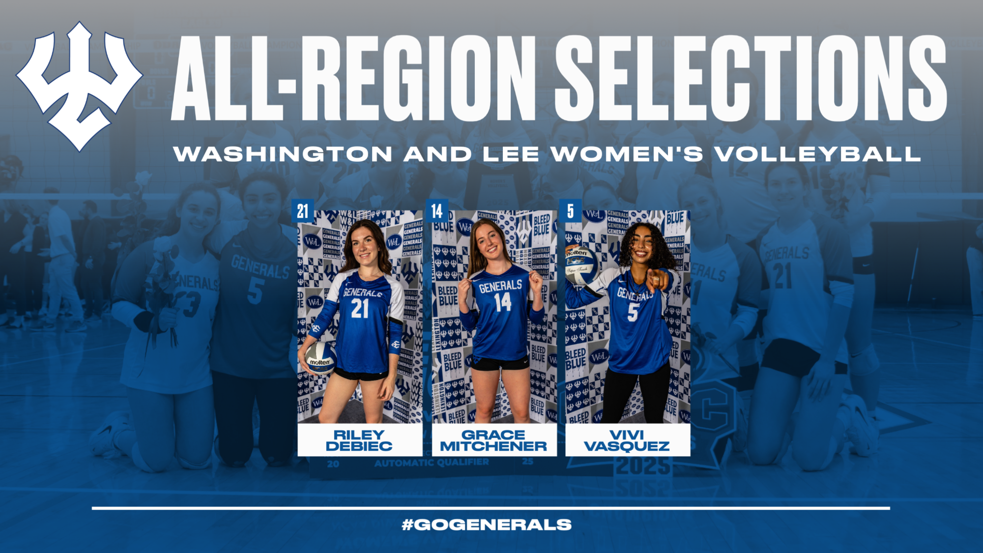 2025 VB AVCA All-Region Graphic