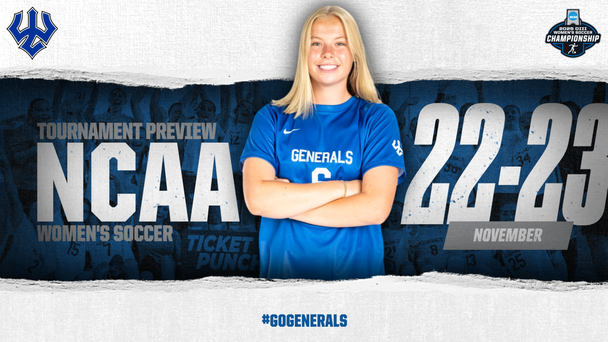 W&L Women's Soccer NCAA Tournament Sectionals Preview - Nov. 22-23