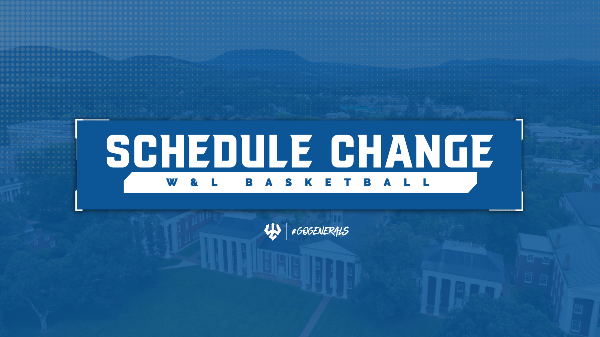 Basketball Schedule Change Generic