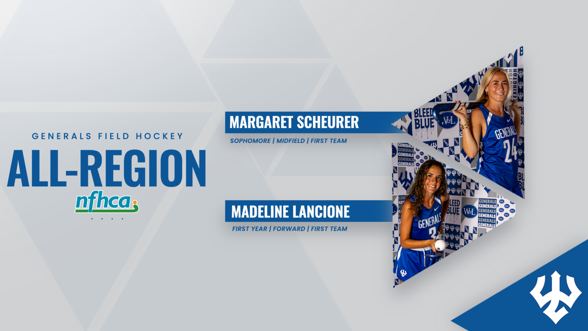 NFHCA All-Region 2025 First Team Selections - Margaret Scheurer and Madeline Lancione