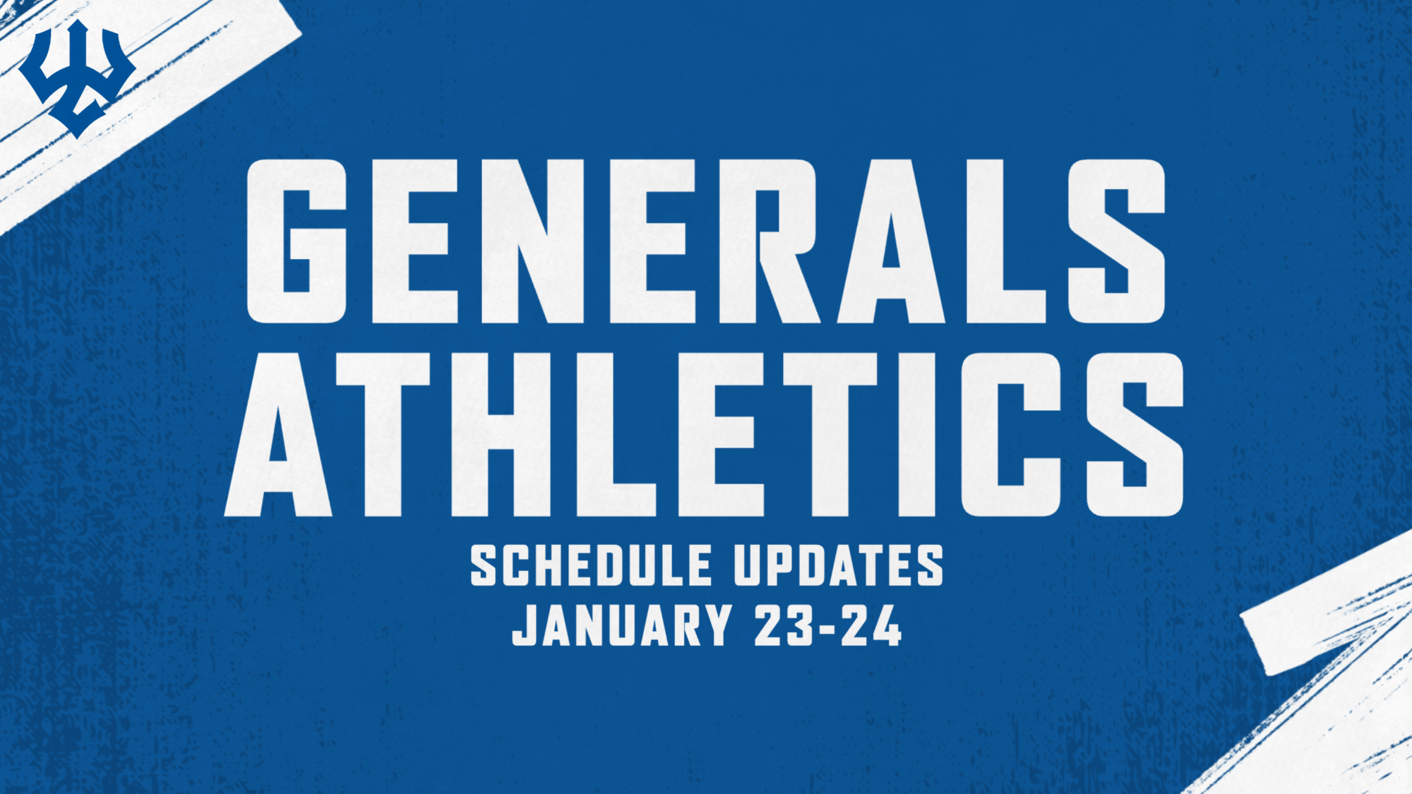Athletics Schedule Update - Jan. 23-24