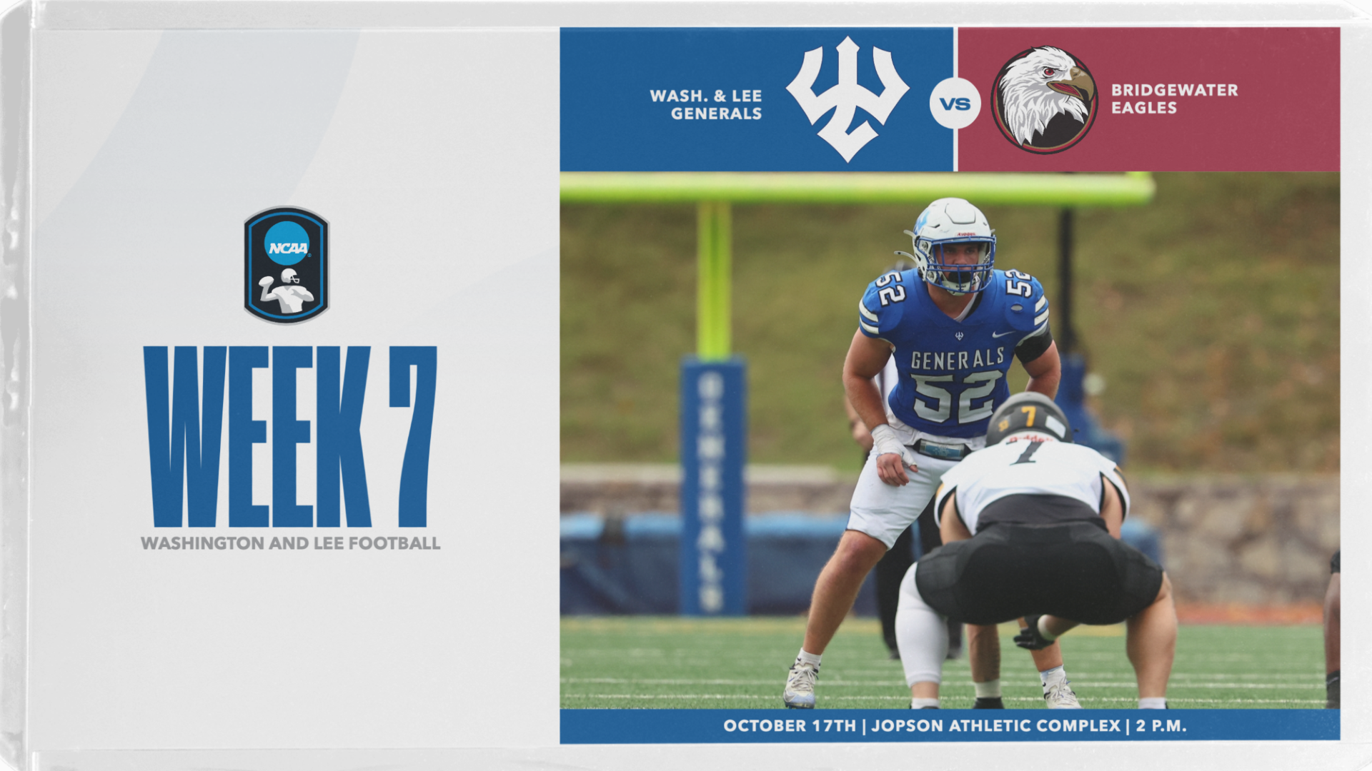 Football Week 7 Preview Graphic: Bridgewater