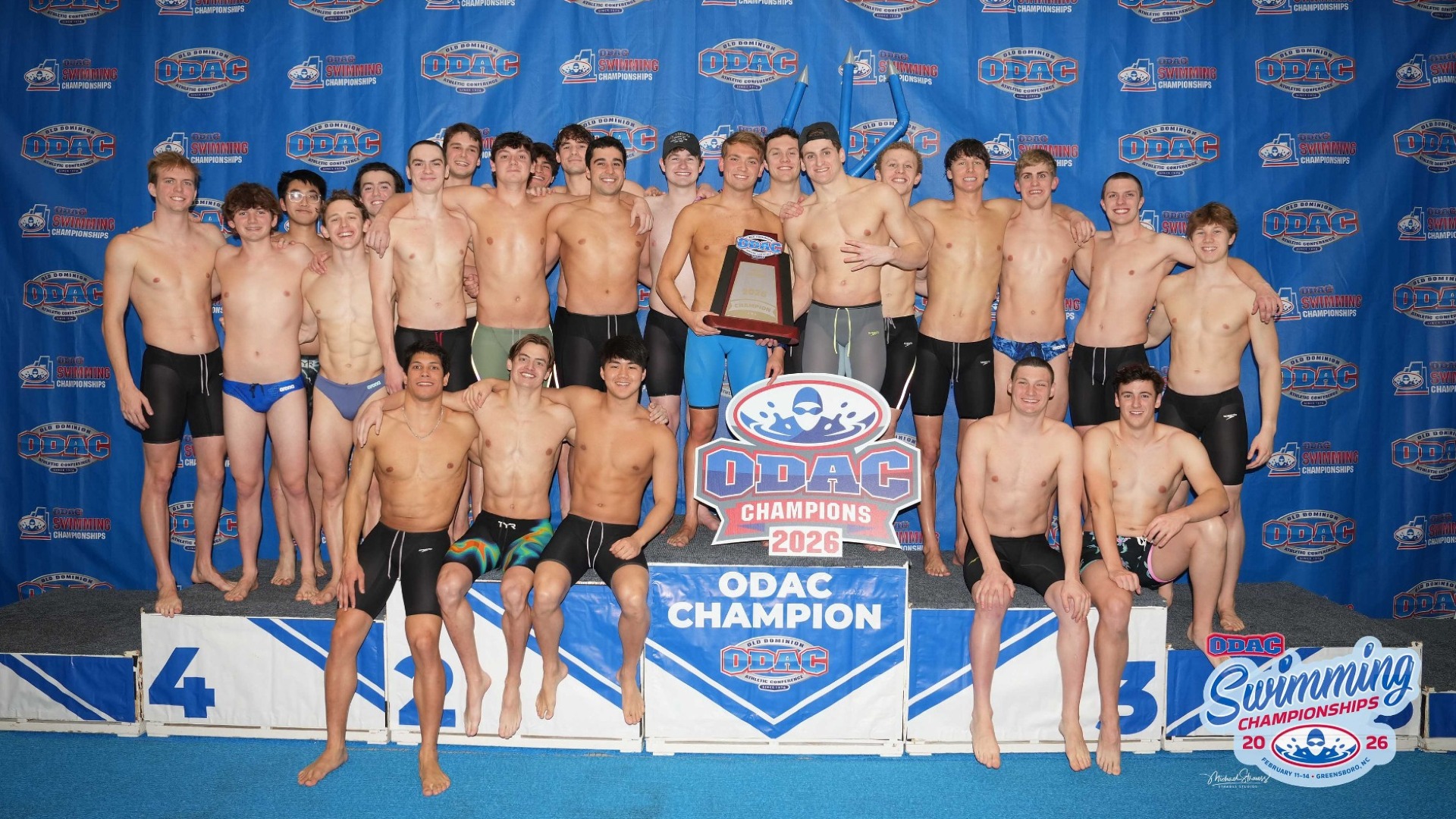 2026 Men's Swimming ODAC Picture