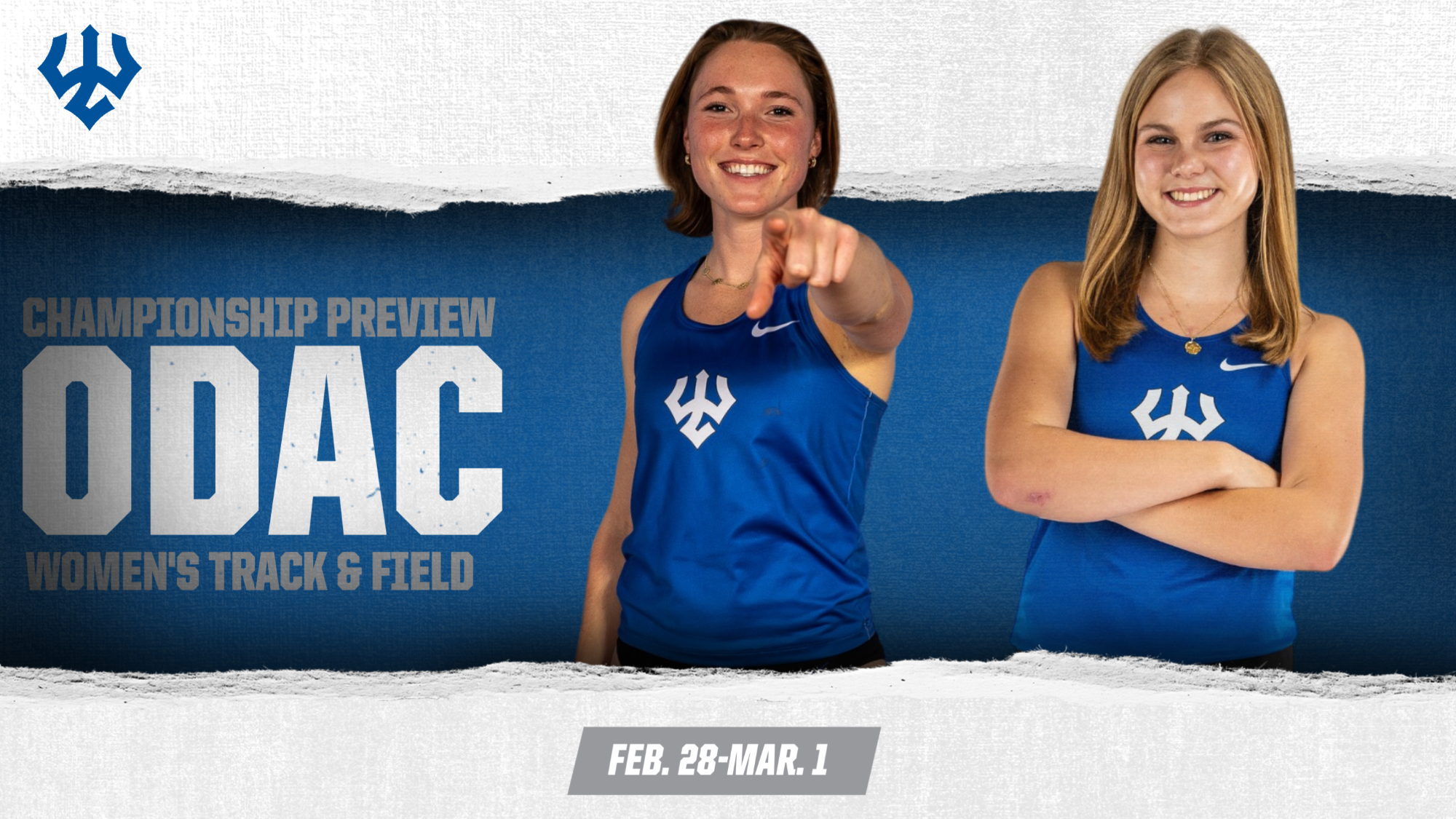 2026 WT&F Indoor ODAC Preview Graphic