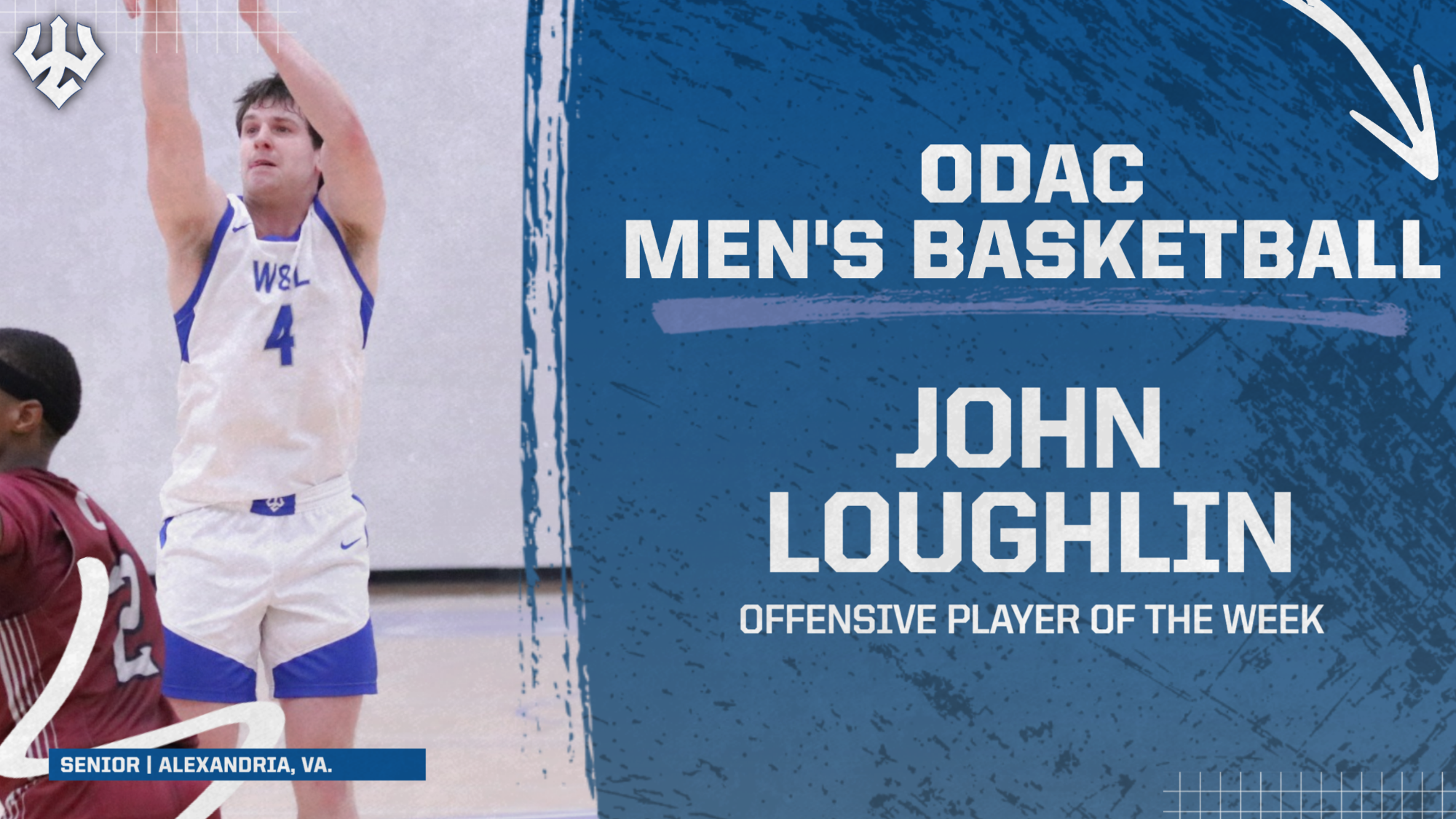 John Loughlin ODAC Off. Player of the Week - Feb. 9