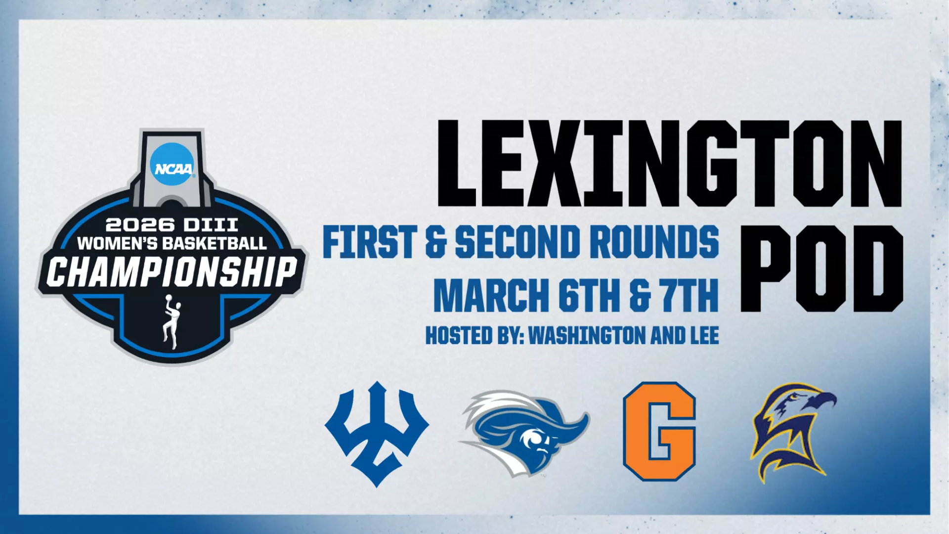 WBB Pod Release Graphic 2026 NCAA Tournament