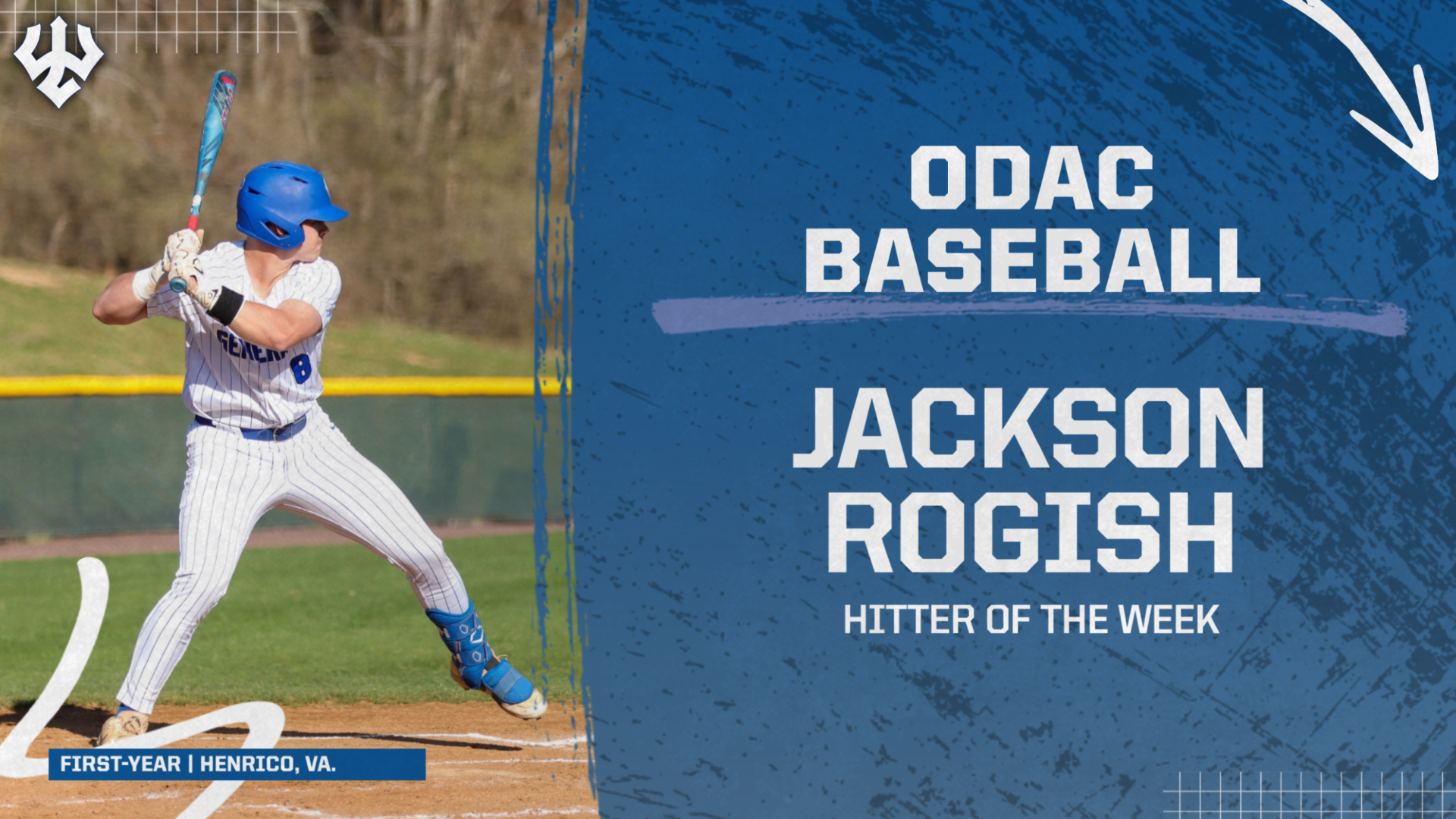 Jackson Rogish ODAC Baseball POTW