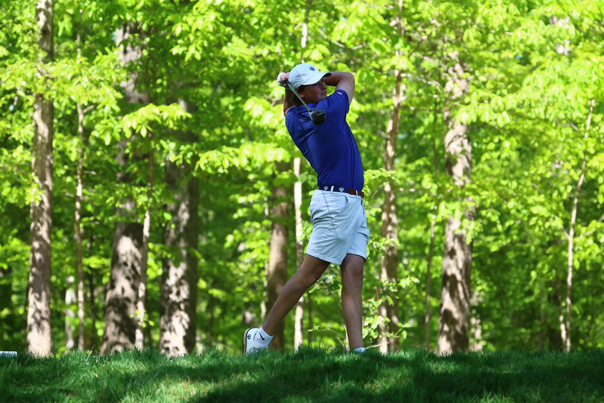 The fifth-ranked W&L Men's Golf Team dropped one spot to Second Place in the Second Round of the 2026 Old Dominion Athletic Conference (ODAC) Championship at Poplar Grove Golf Club.