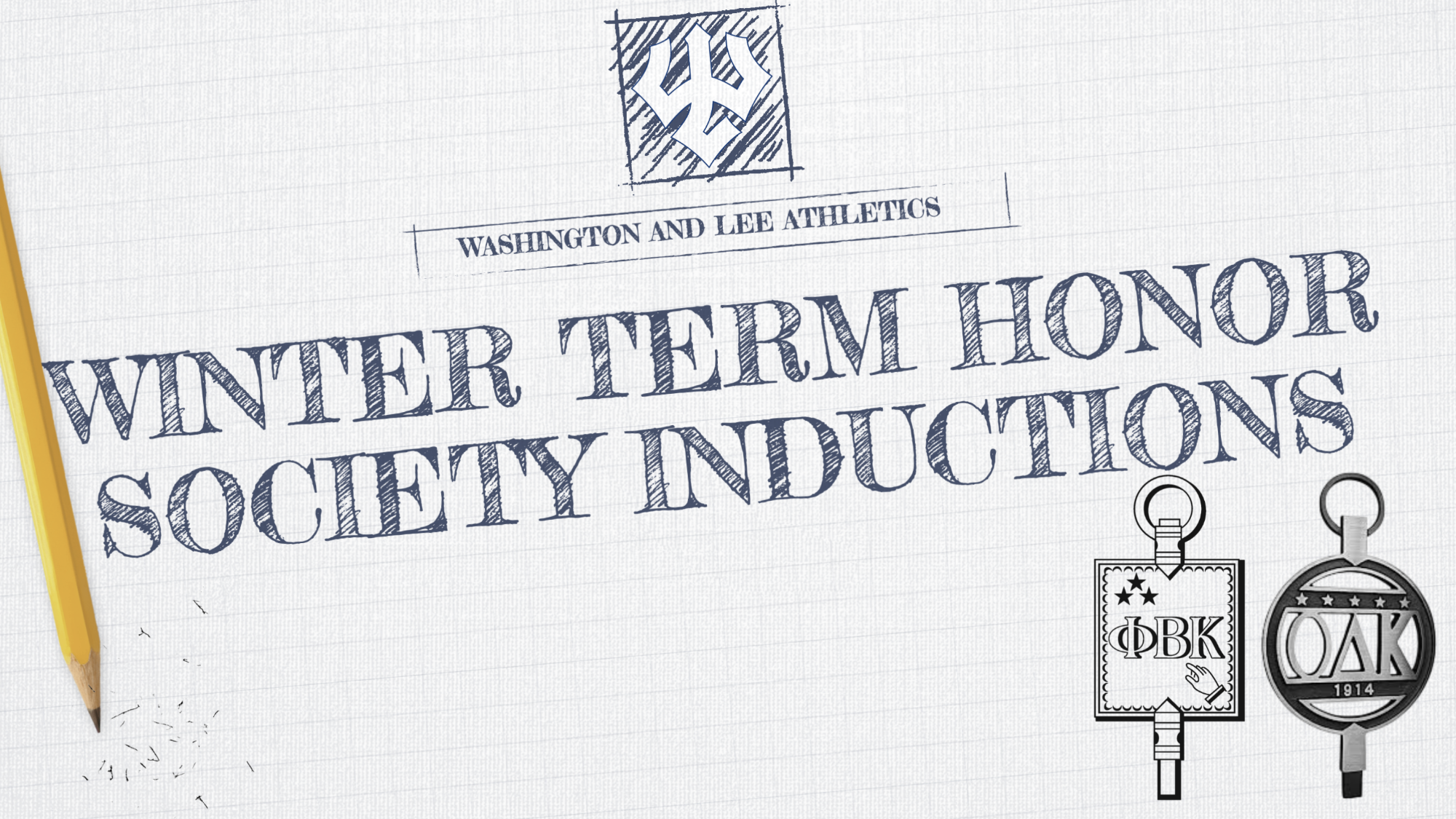 ODK, Phi Beta Kappa, Honor Society Induction Winter Term 