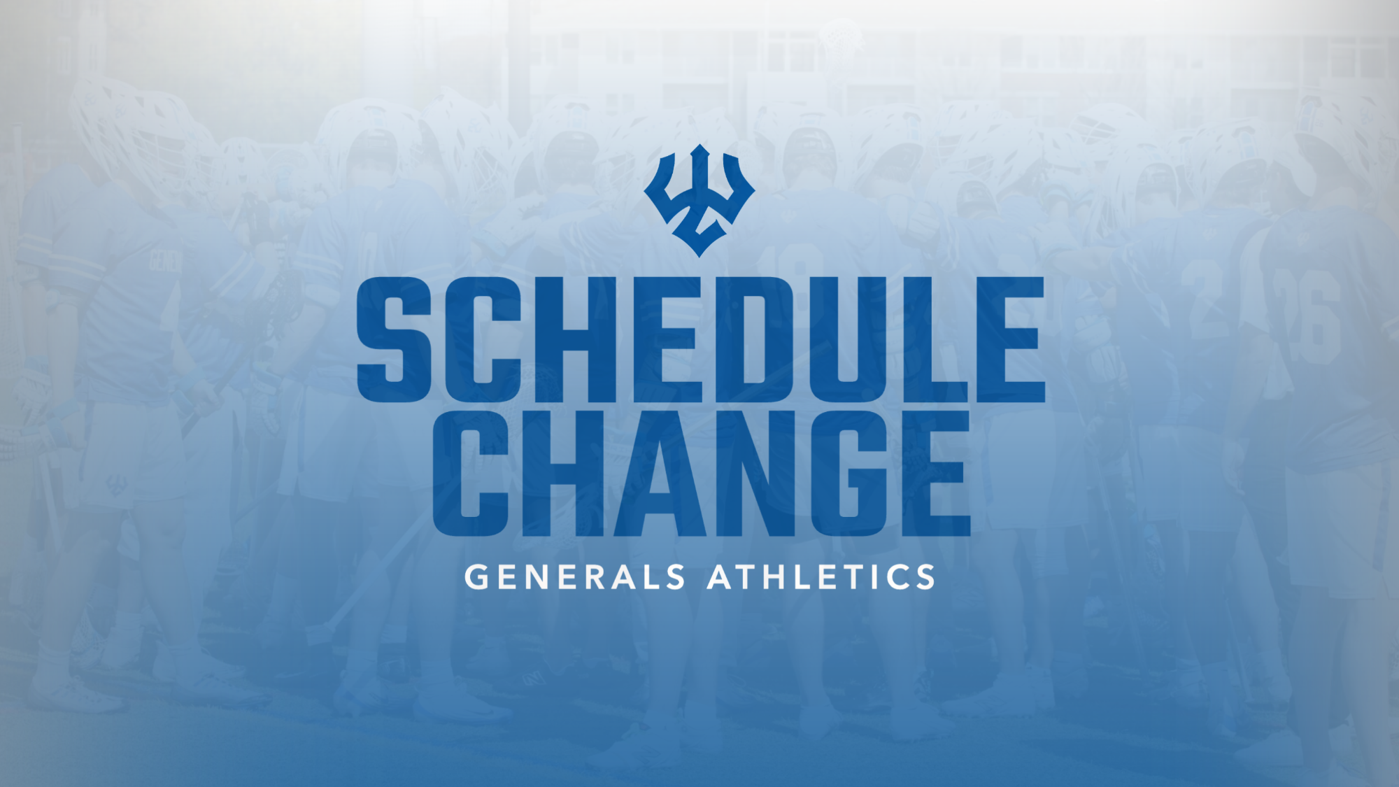 Men's Lacrosse schedule change