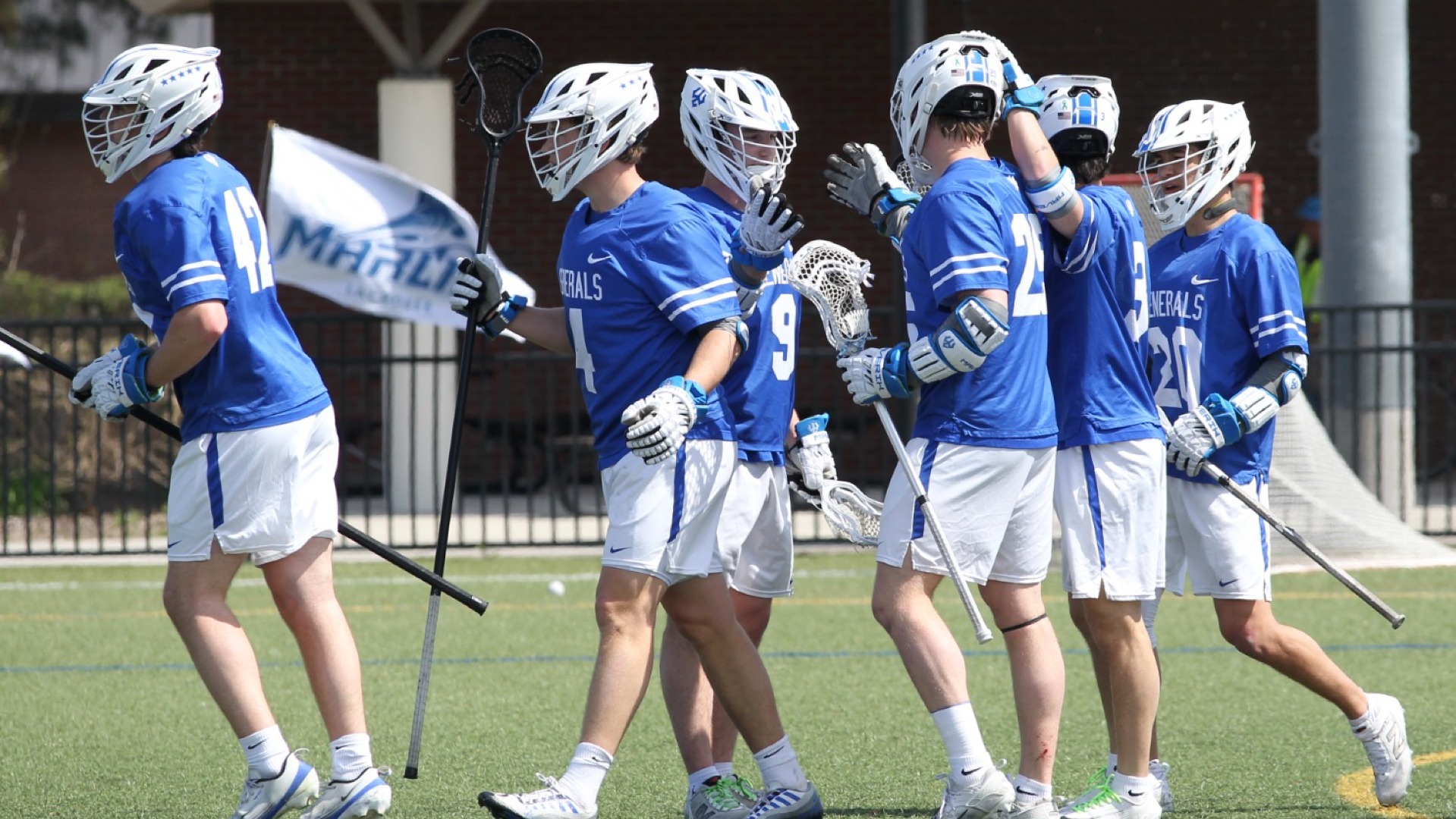 W&L Men's Lacrosse team celebration