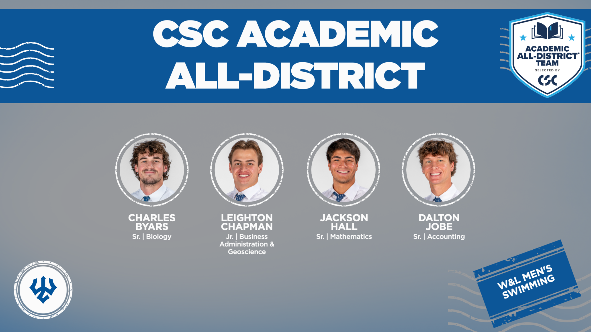 CSC Academic All-District 2026 MSWIM