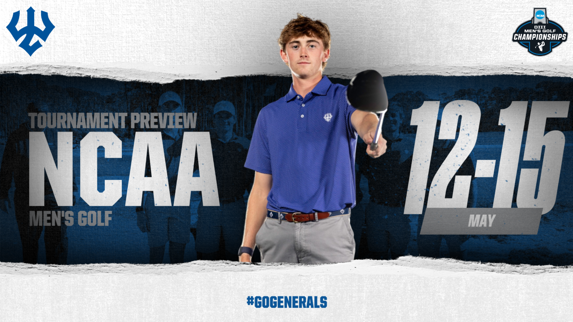 2026 Men's Golf National Championship Preview Graphic