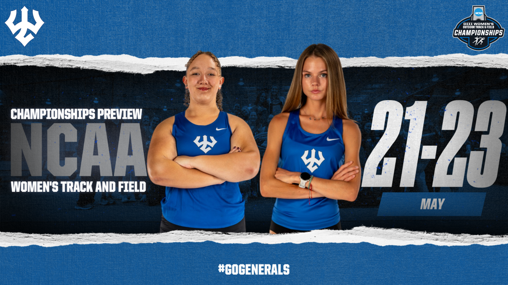  Women's Track & Field NCAA Outdoor Preview Graphic