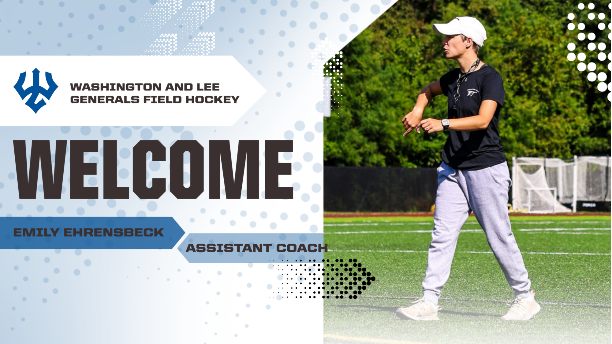Ehrensbeck, 2026 New Hire graphic - Field Hockey