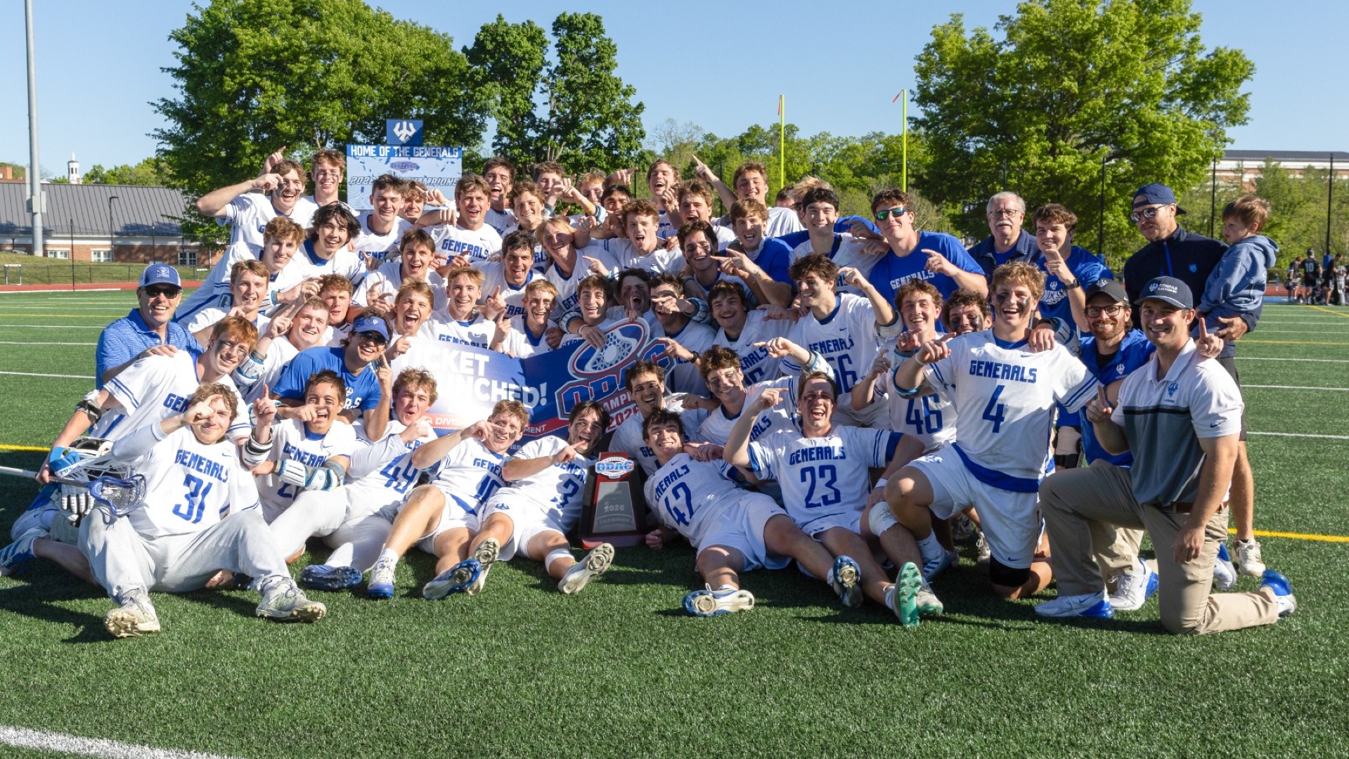W&L Men's Lacrosse wins 2026 ODAC Championship