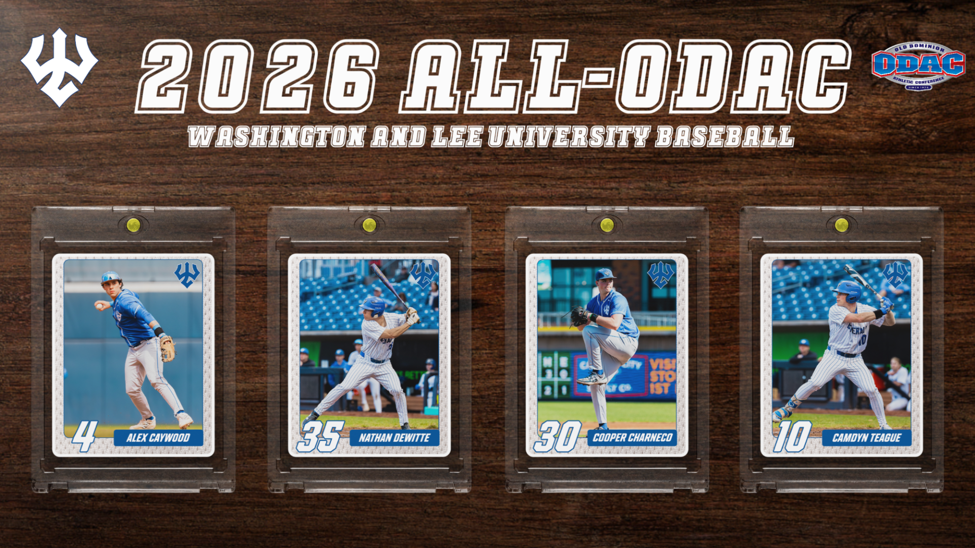 2026 Baseball All-ODAC Graphic