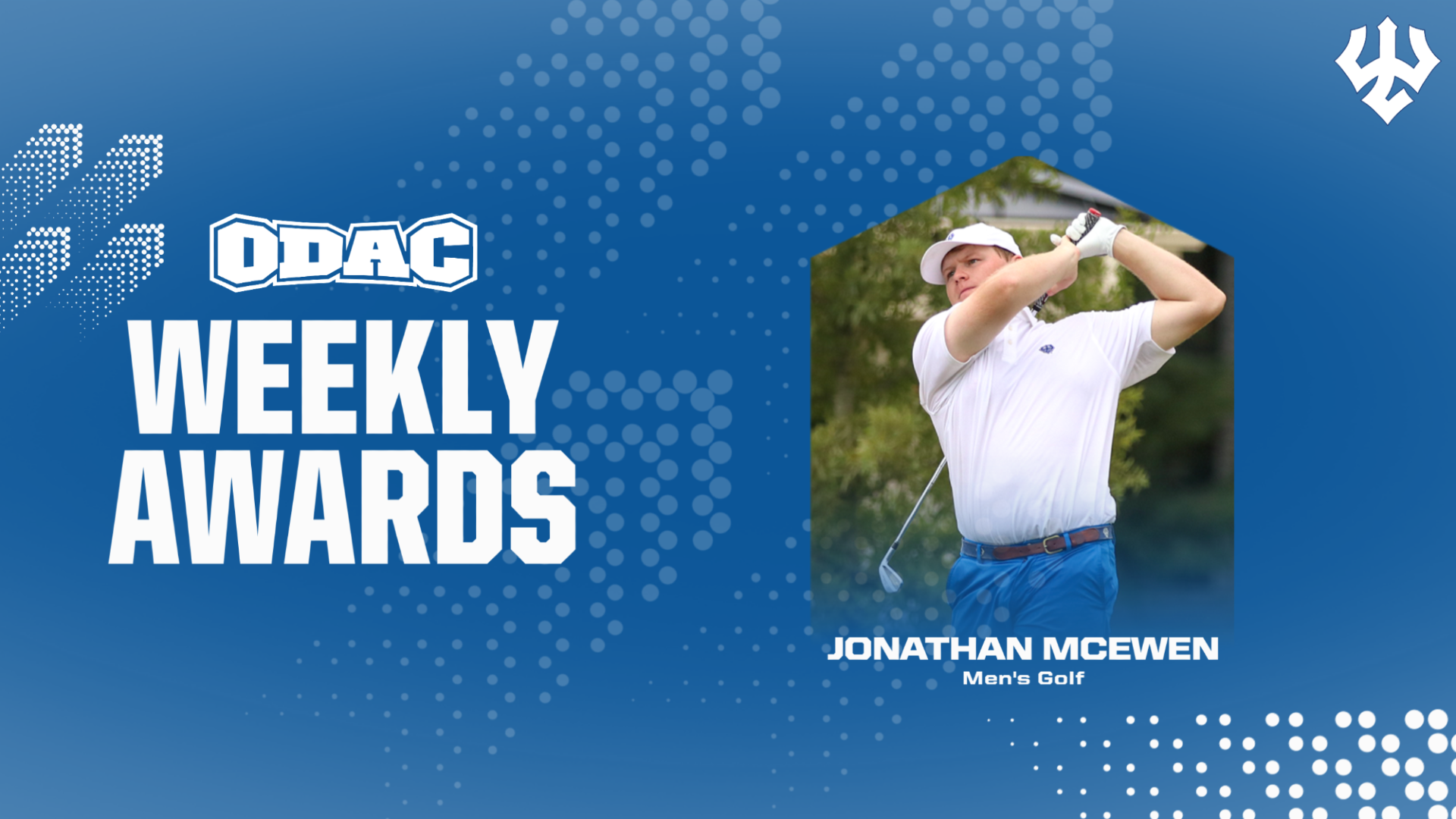 Jonathan McEwen - ODAC Golfer of the Week 9.23