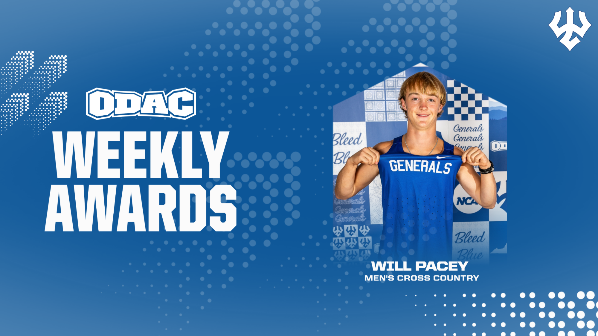 Will Pacey wins ODAC Runner of the Week - Sept. 29