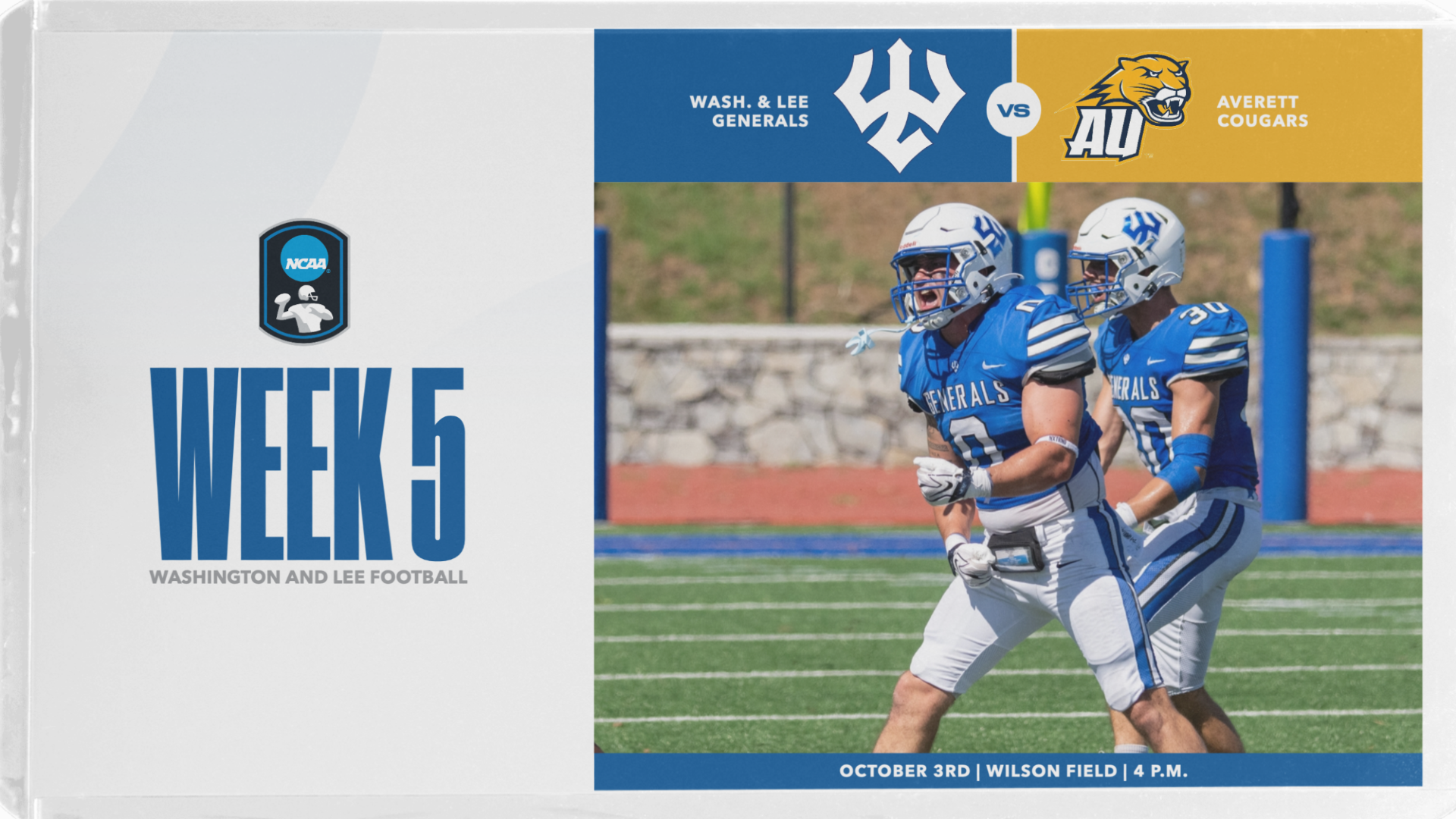 FB Week 5 Preview Graphic: Averett