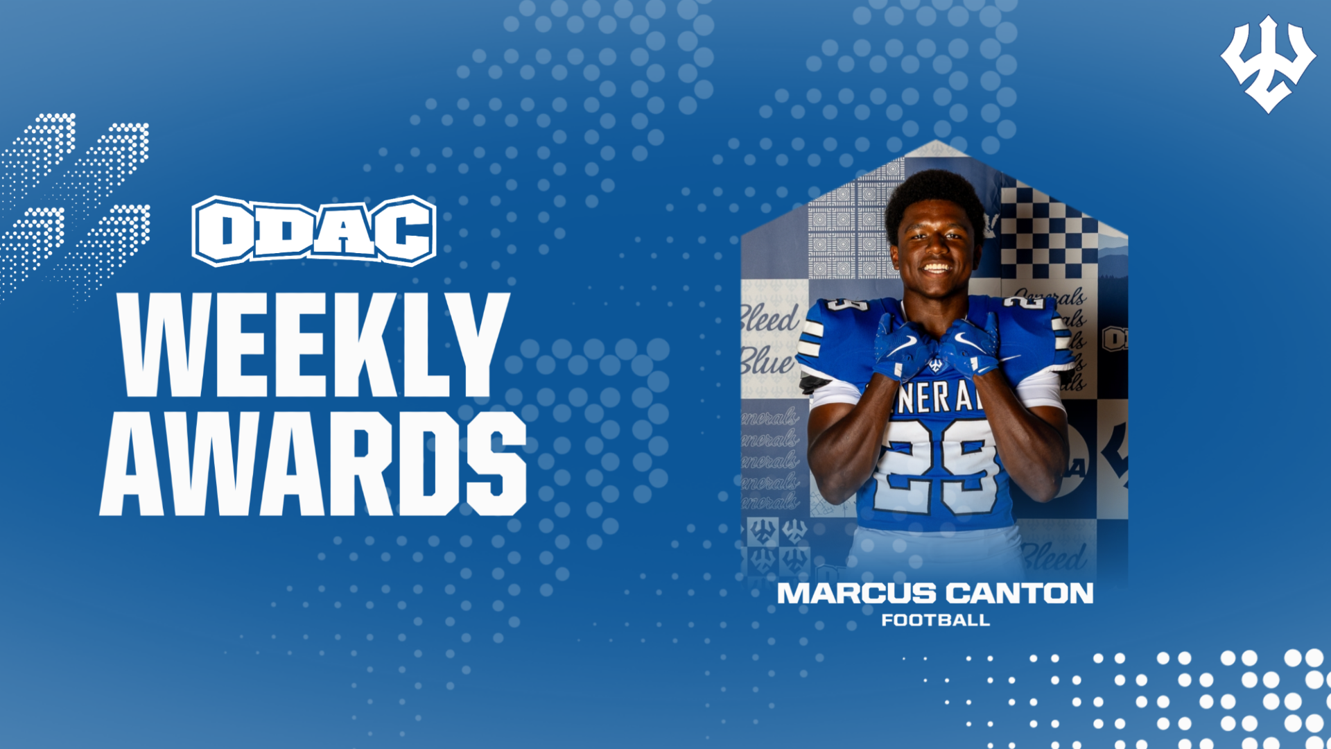 Marcus Canton ODAC FB POTW - 9.6.26