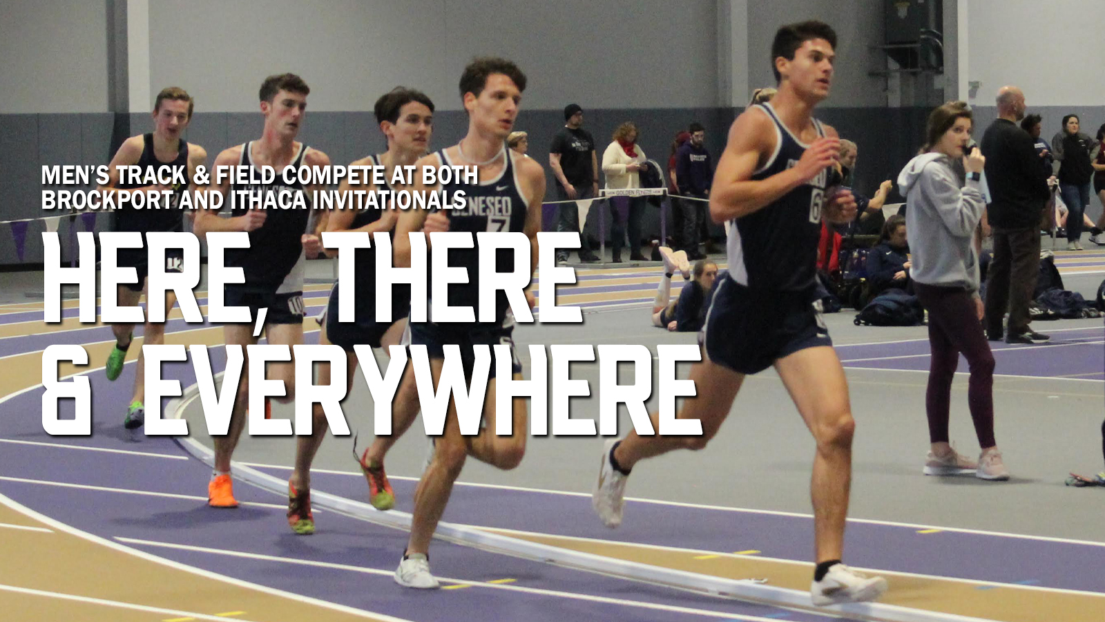 Men's Track & Field Competes at Both Brockport and Ithaca Invitationals