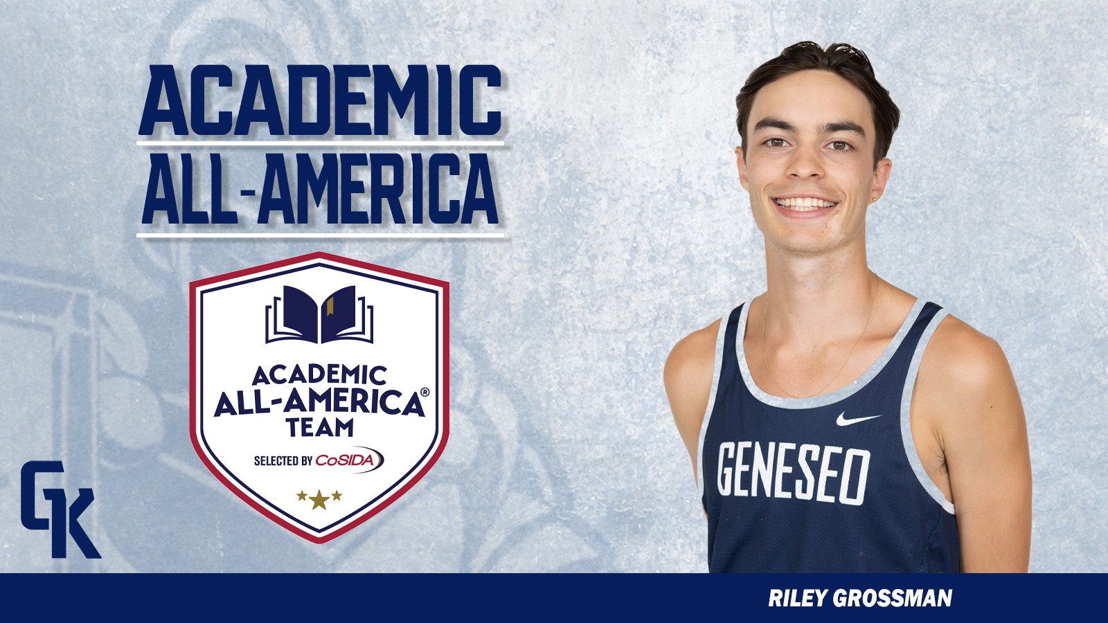 Riley Grossman Named CoSIDA Academic AllAmerican SUNY Geneseo