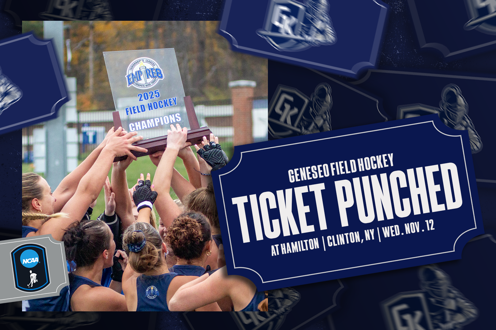 Field Hockey Ticket Punched