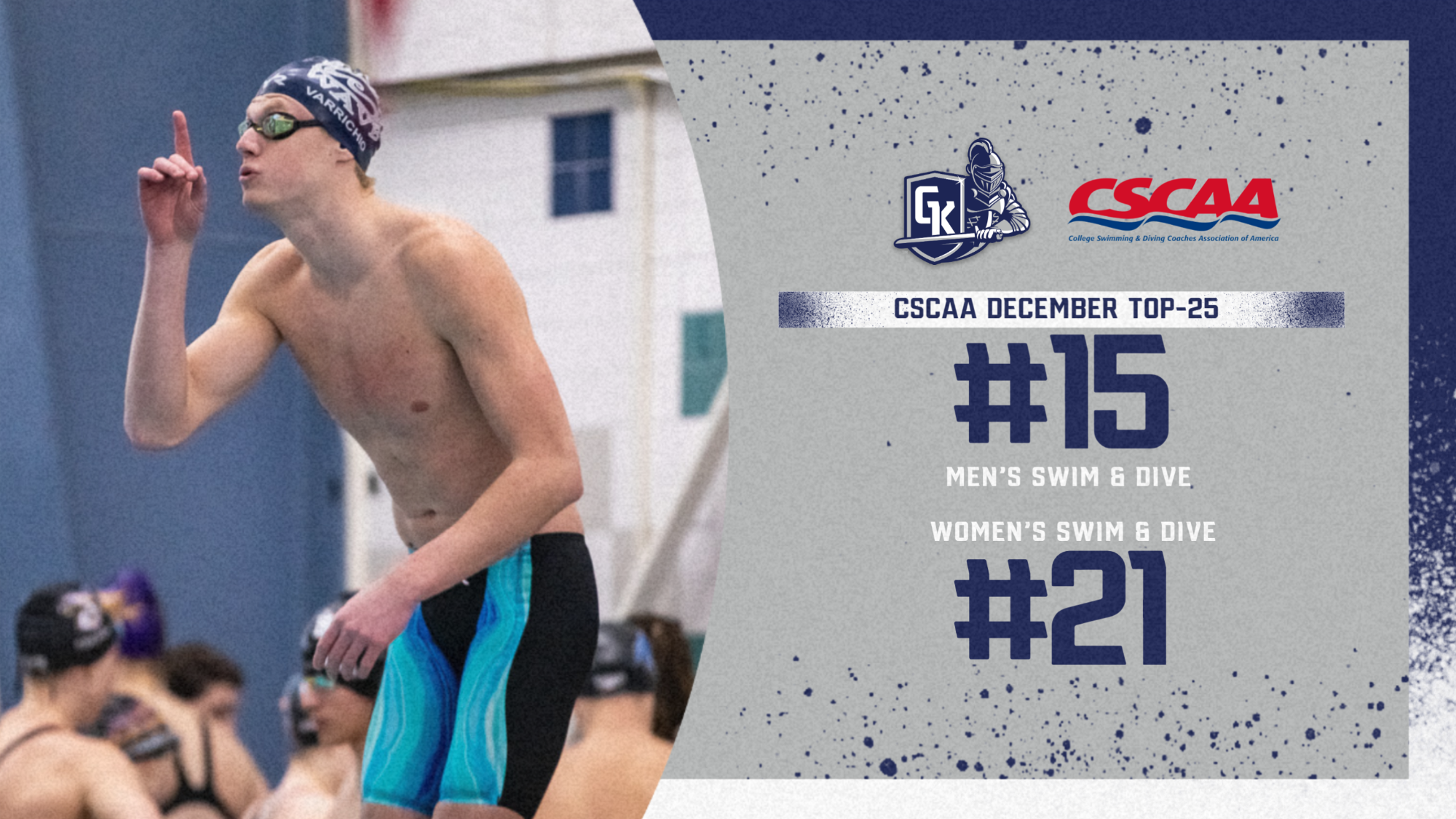 mens swim december rankings