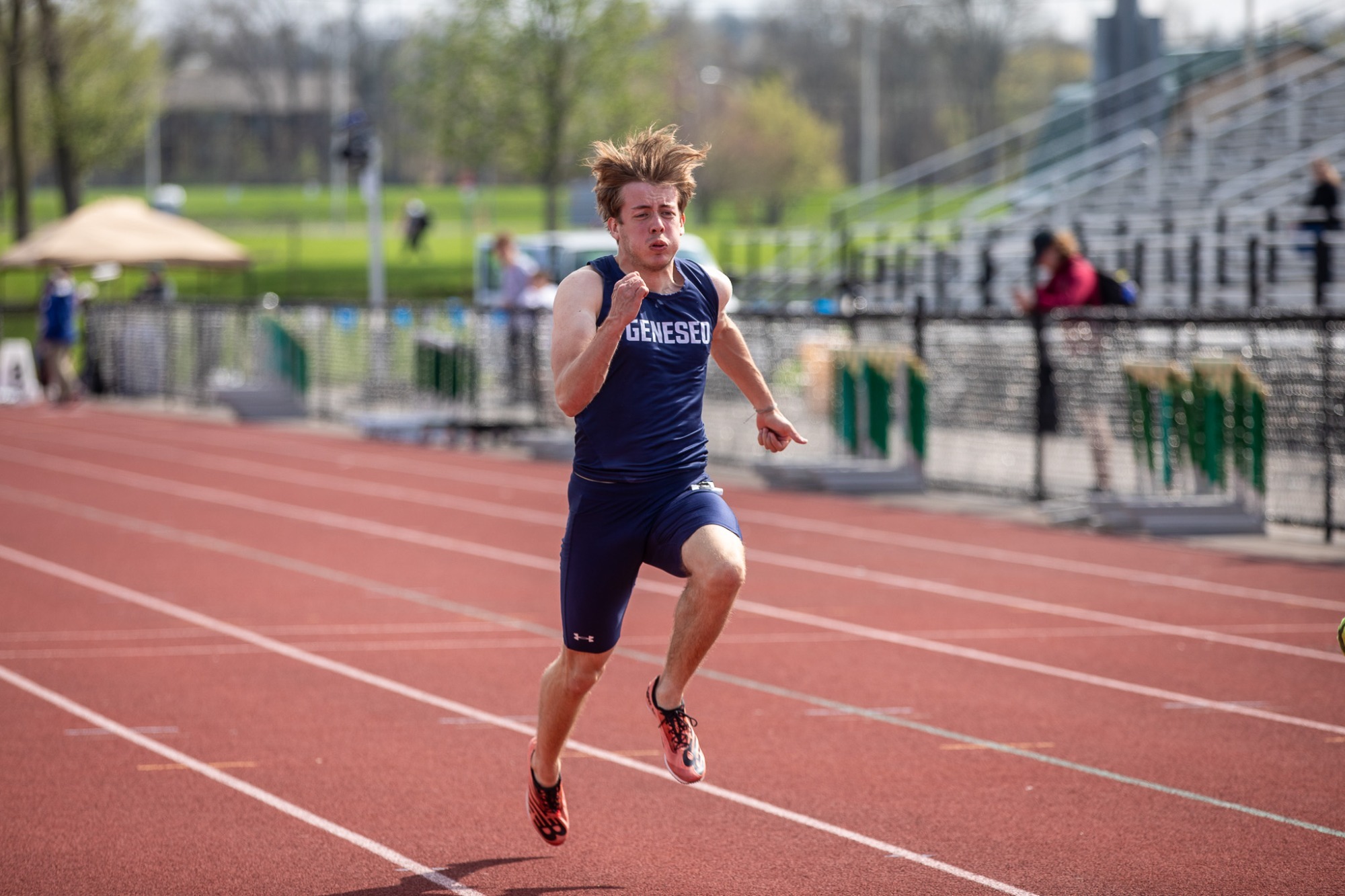men's track and field places third at regionals