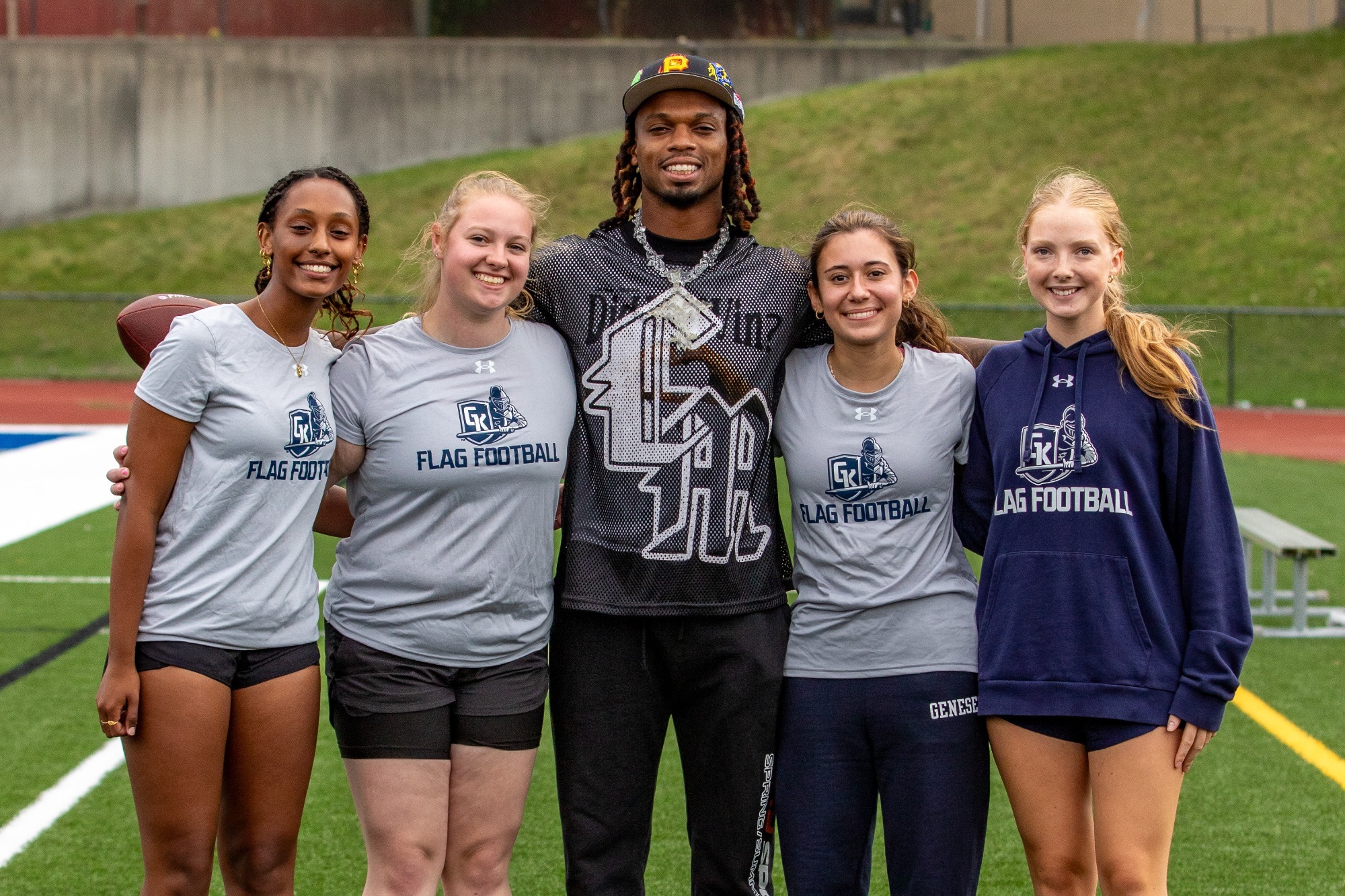 Geneseo Flag Football With Damar Hamlin