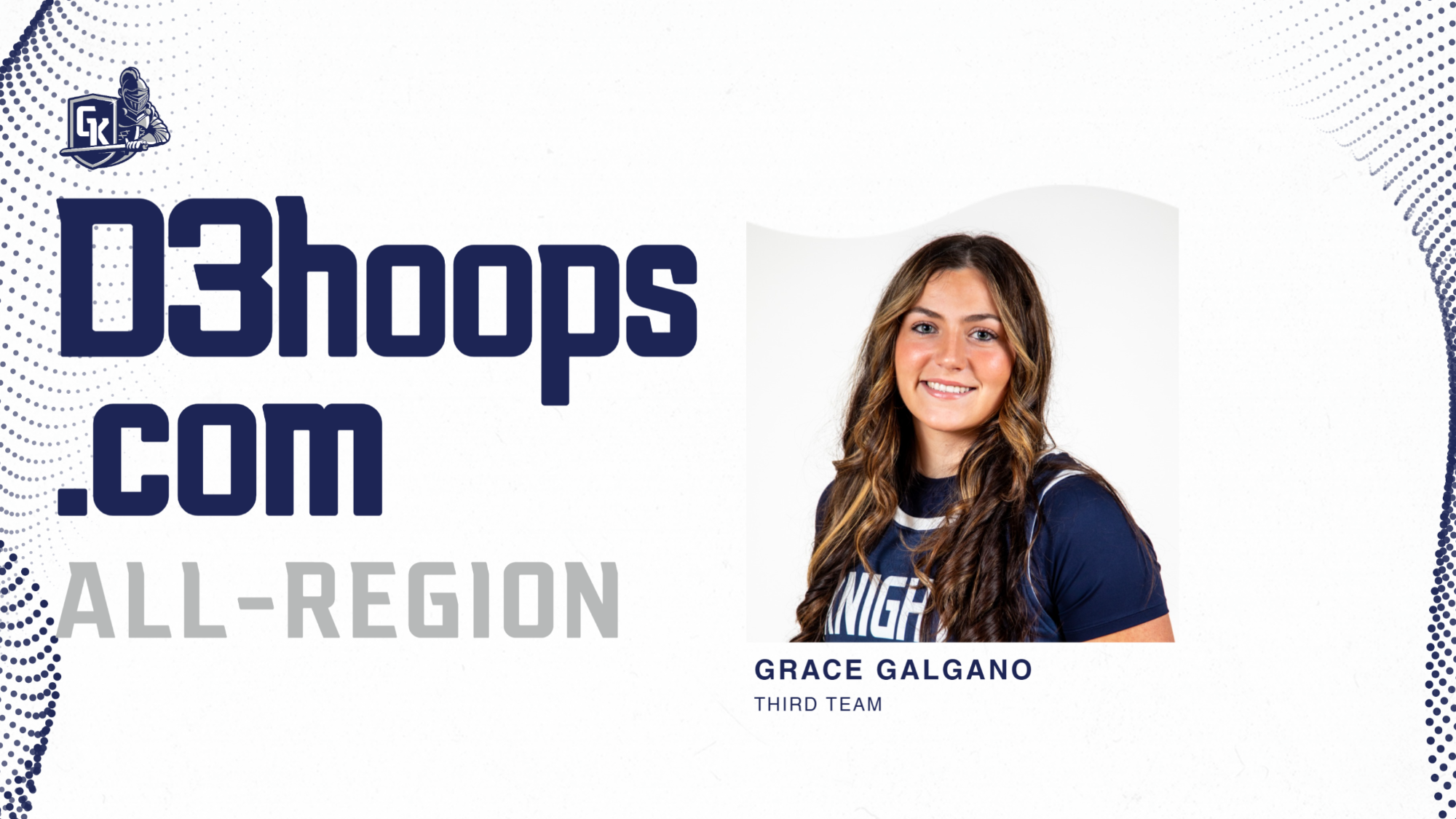 Grace Galgano d3hoops.com third team all region