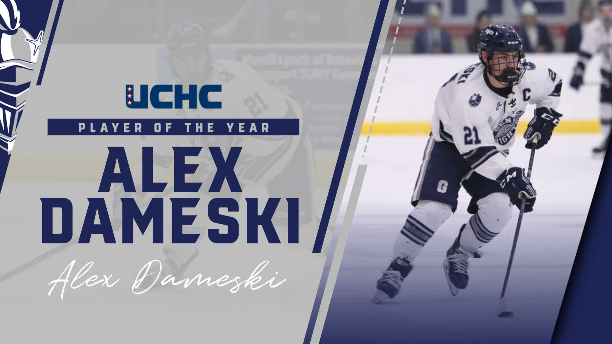 Alex Dameski UCHC Player of the Year