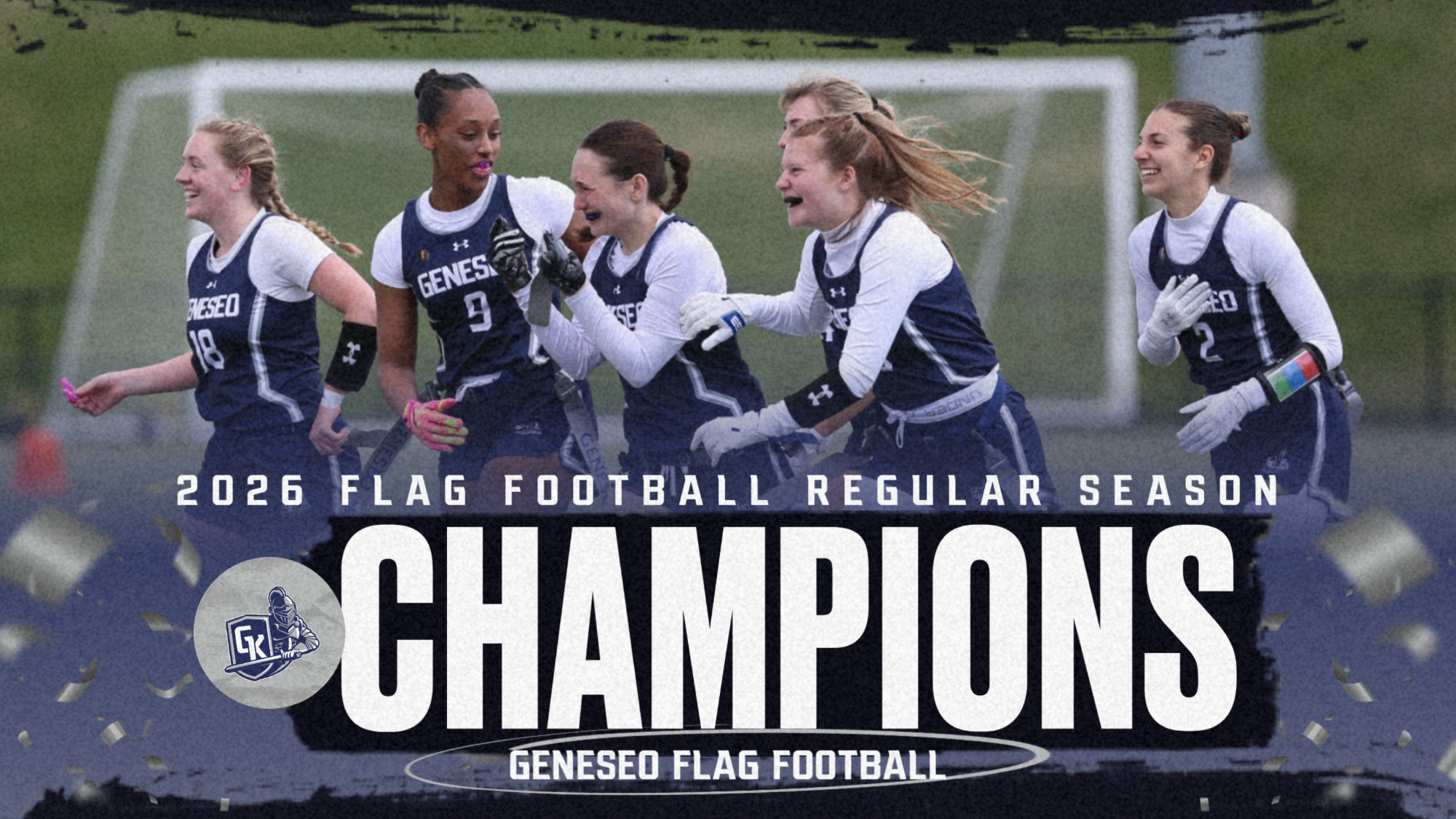 Flag Football Empire 8 Regular Season Champions Graphic