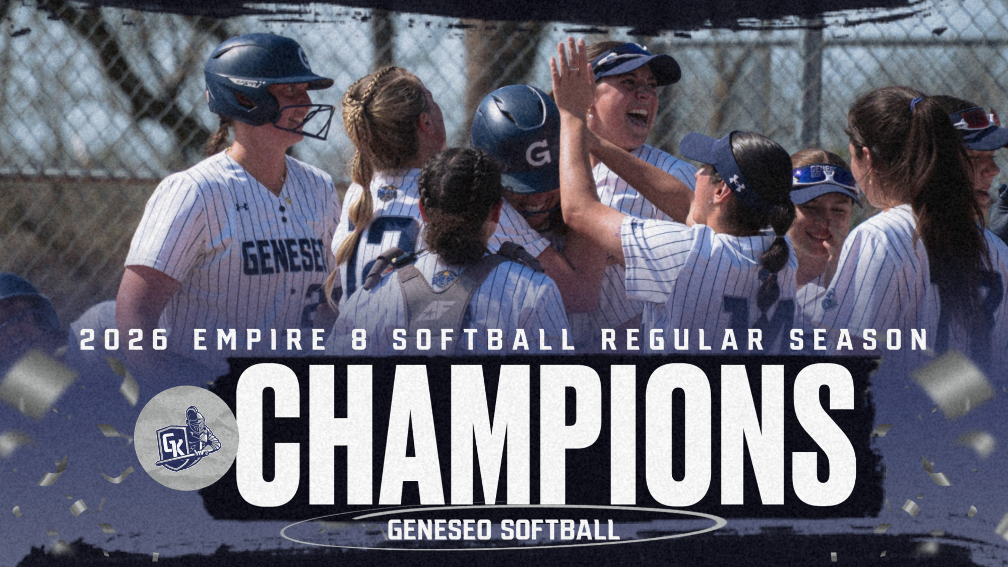 2026 Geneseo Softball Empire 8 Regular Season Champions