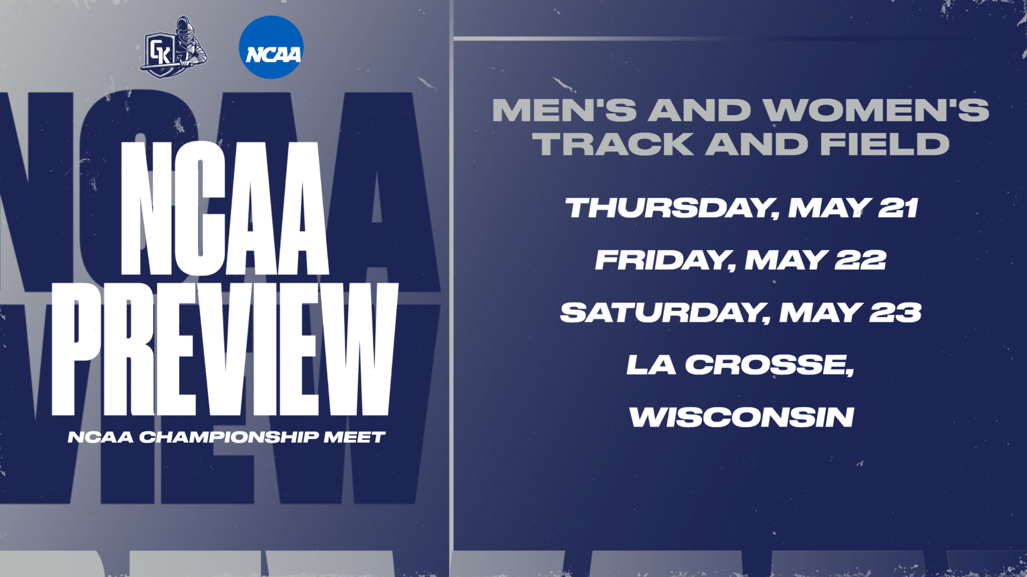 men's and women's track and field ncaa preview graphic