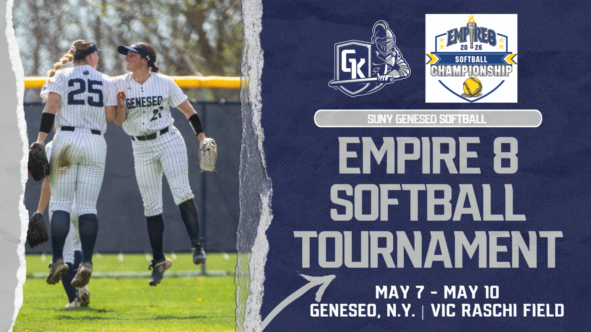 Empire 8 softball tournament homepage