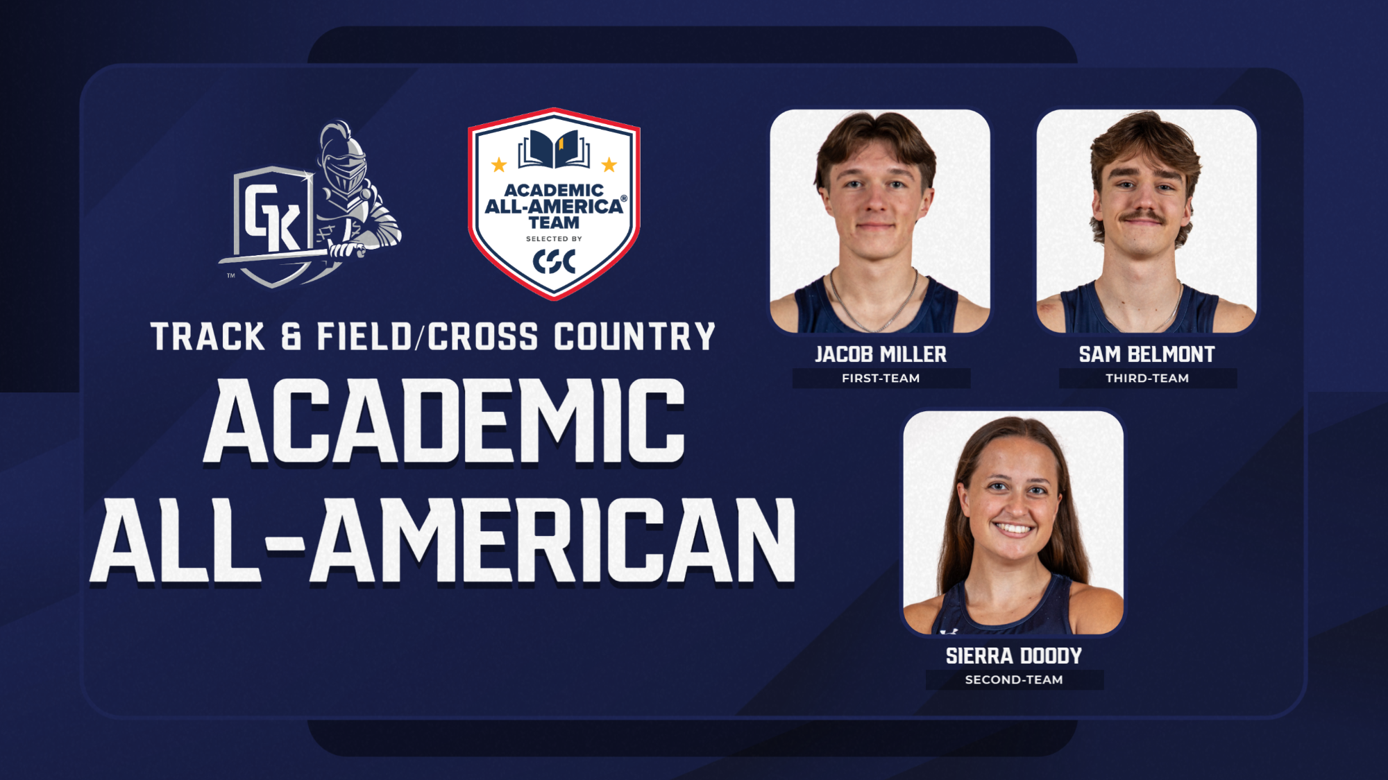Track and Field/Cross Country Academic All-Americans