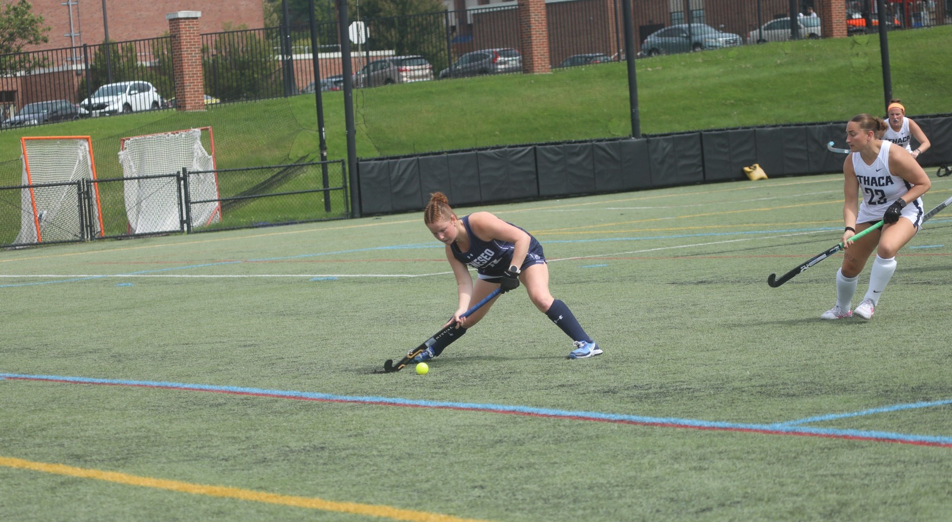 Kyra Gianelli passing the ball