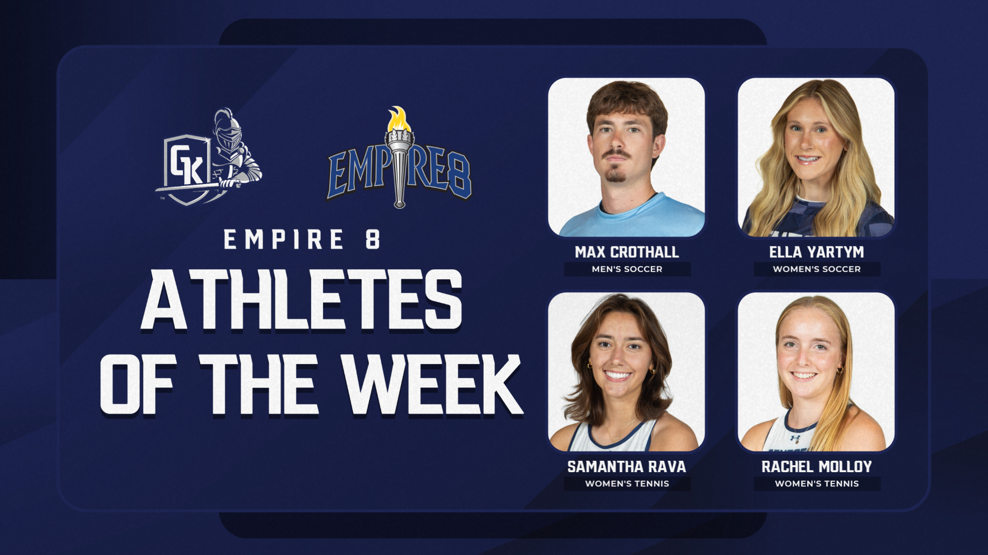 E8 Athletes of the Week 9.14