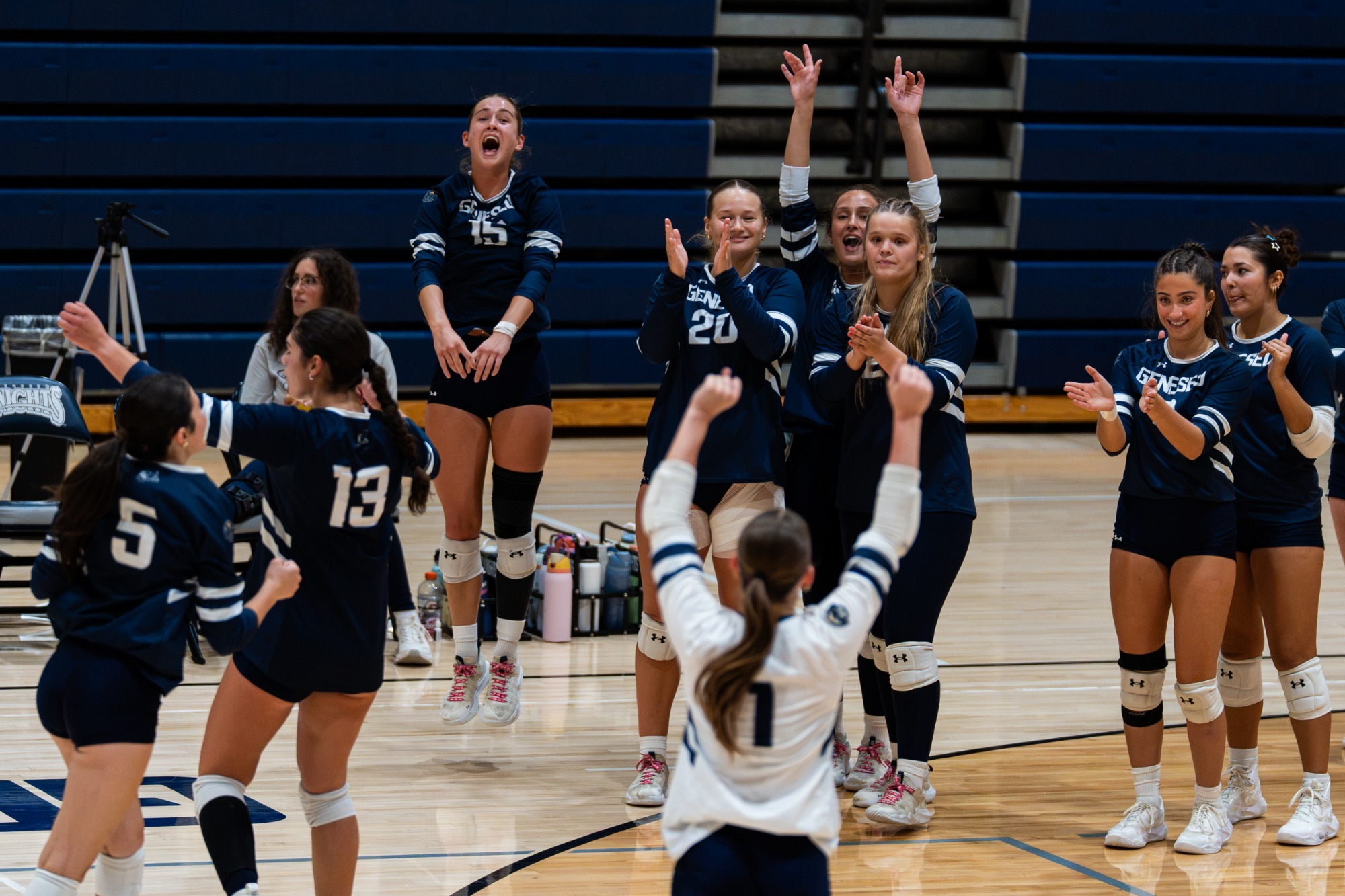 Women's Volleyball Celebration Photo