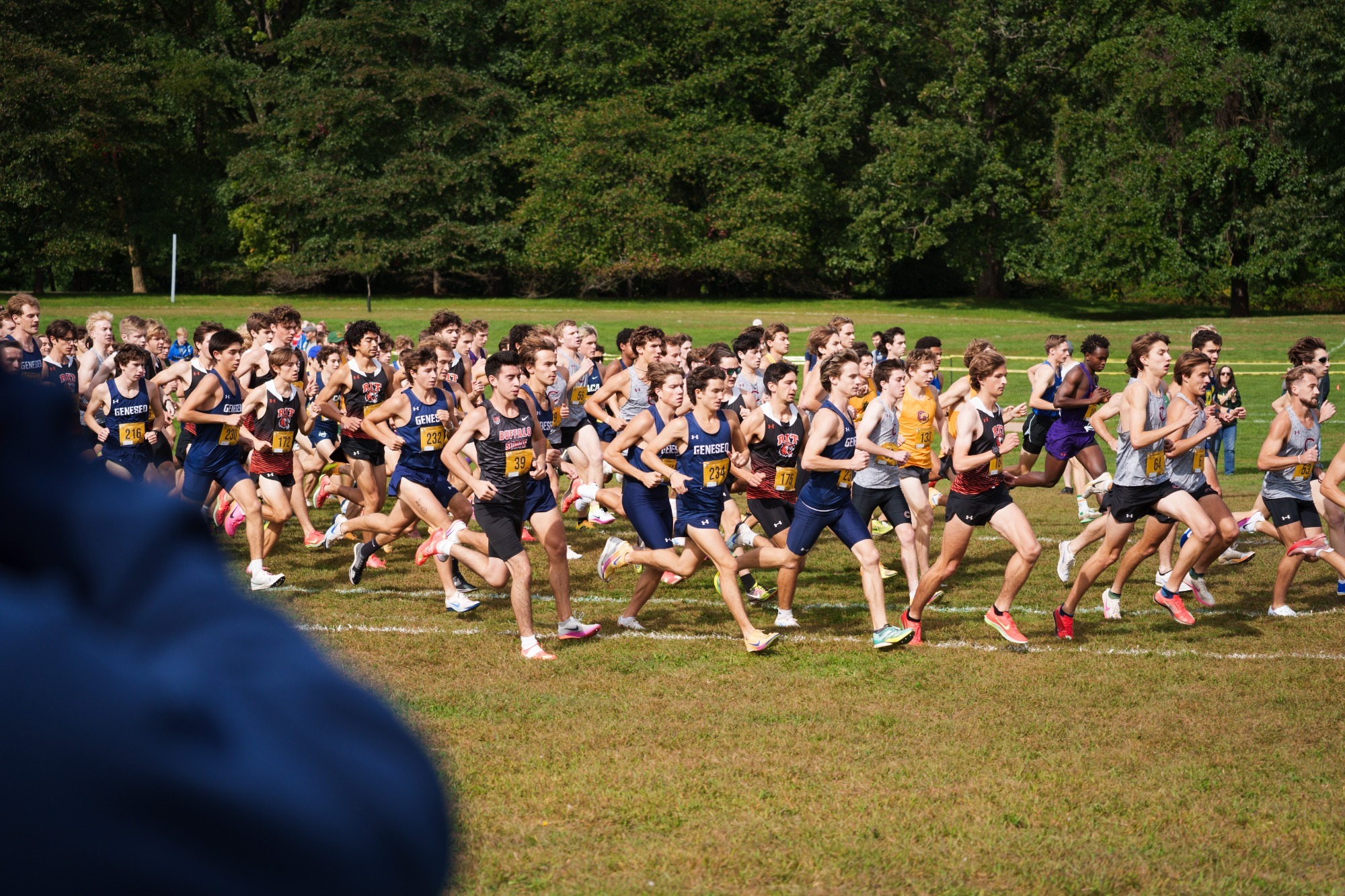 Men's Cross Country Race Start