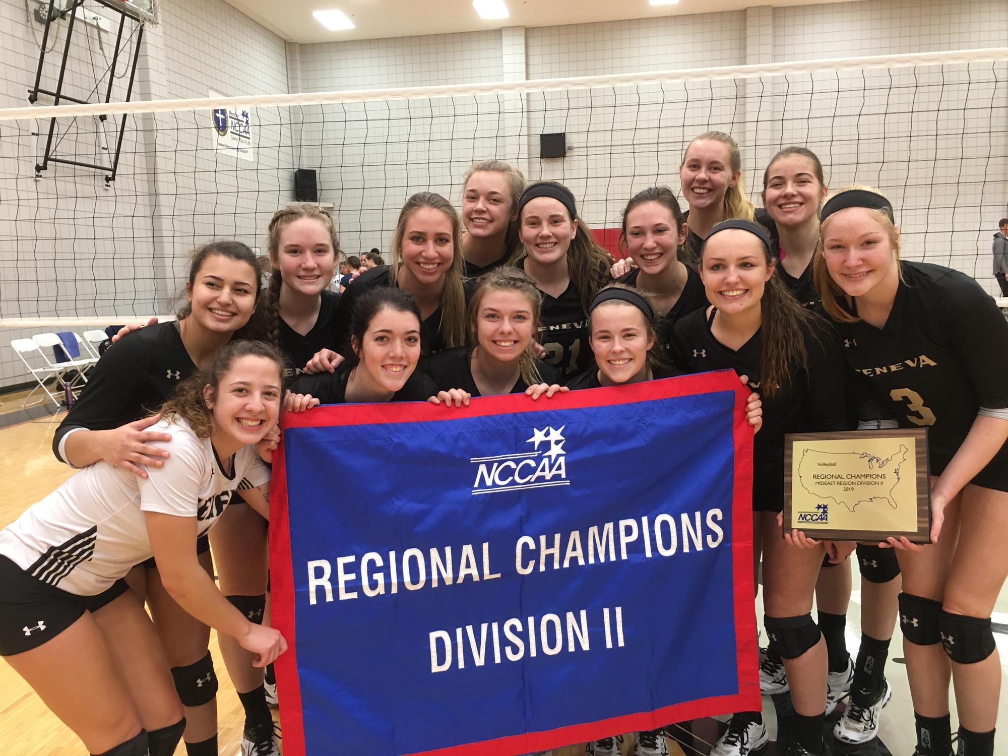 Women’s Volleyball Wins NCCAA Mideast Championship Geneva College