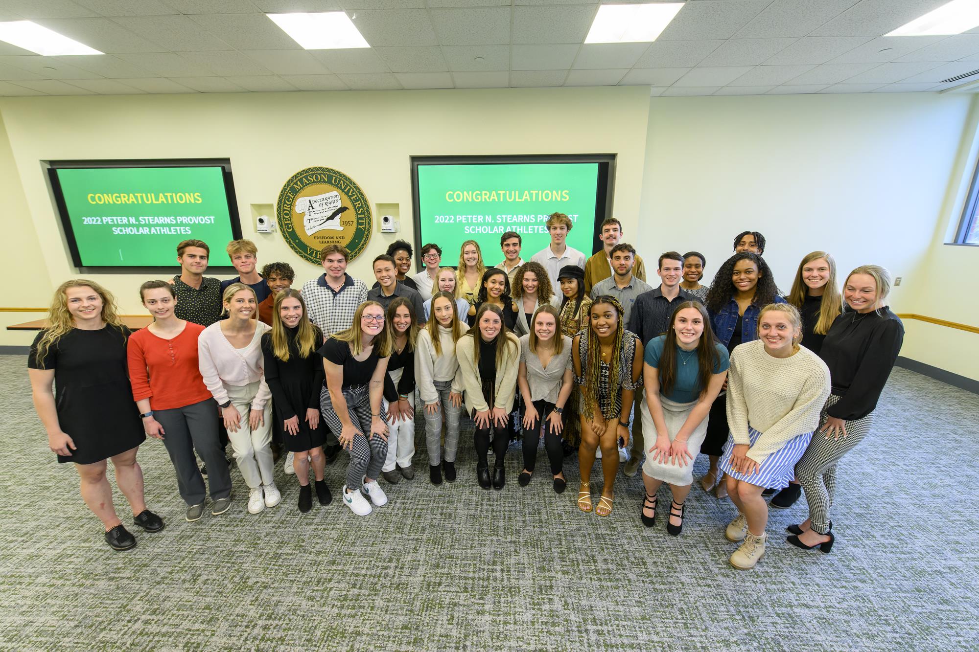 Mason Honors its Peter N. Stearns Provost Scholar Athletes