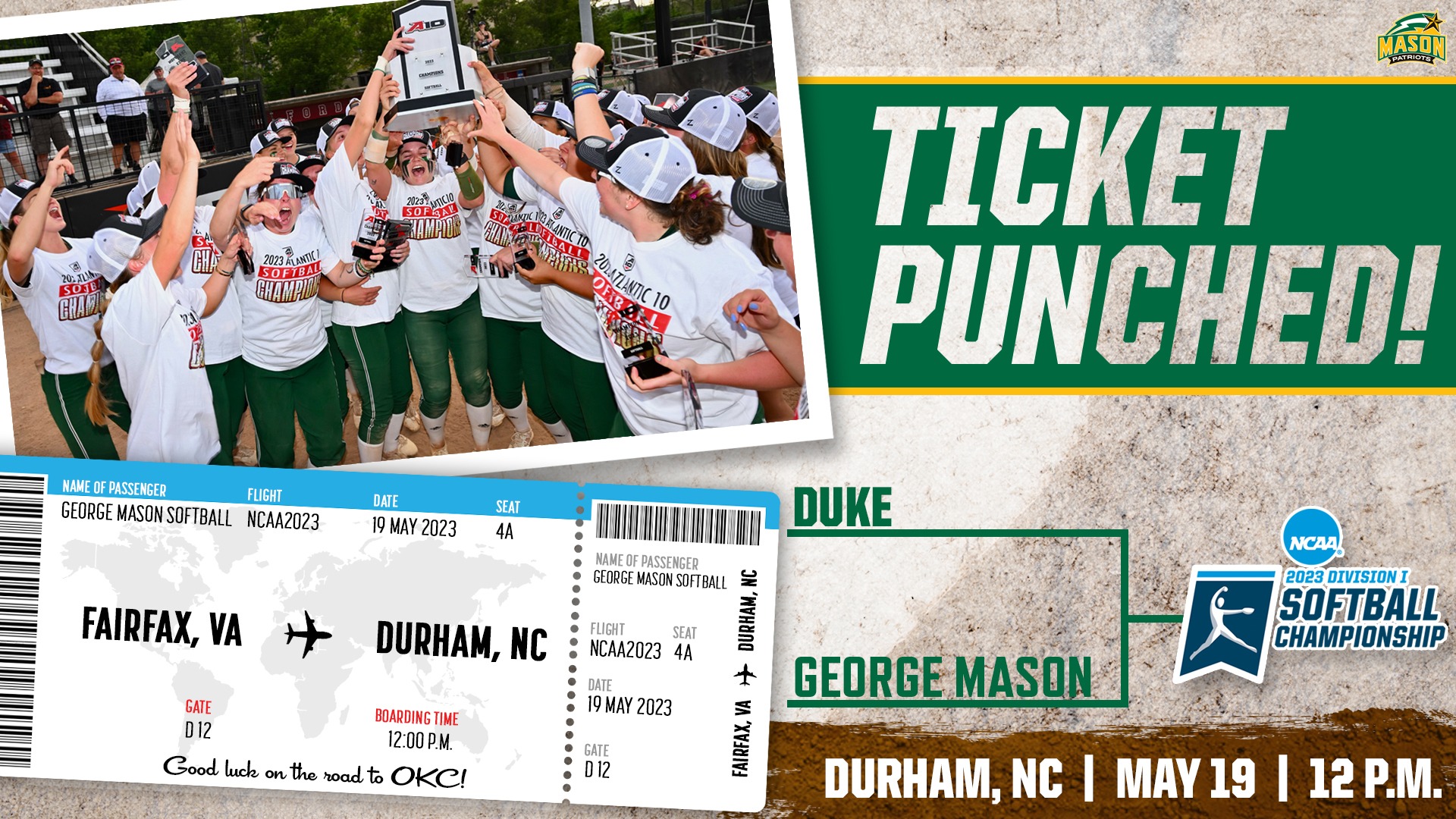 Mason to Travel to Durham and Face #8 Duke in NCAA Regional - George ...