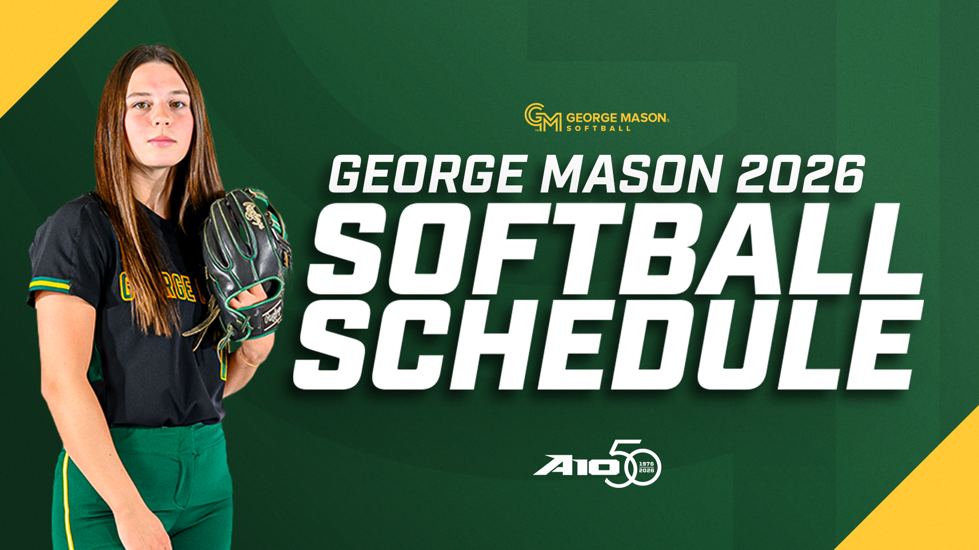 2026 Softball Schedule Banner